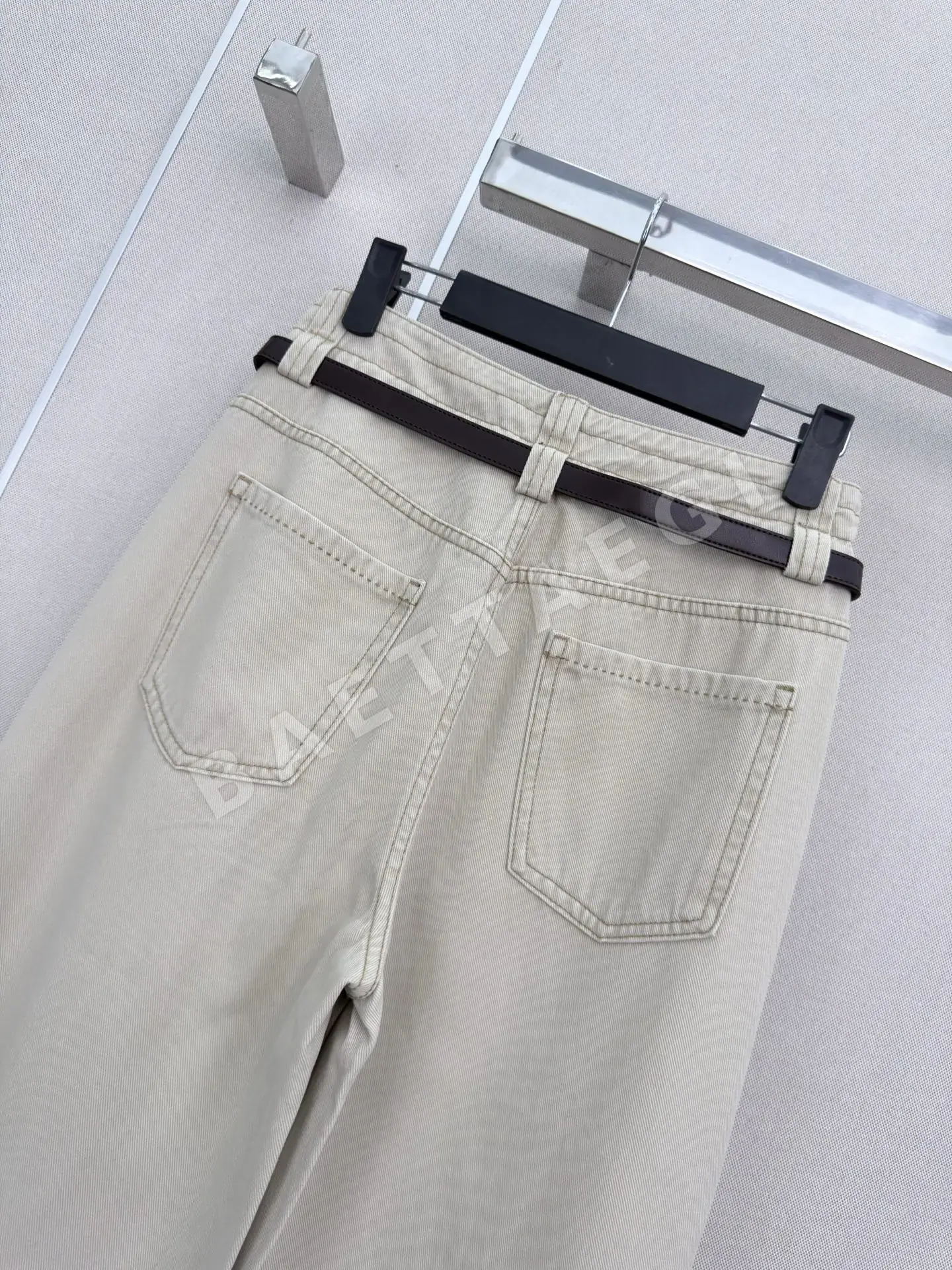 셀린느 데님 와이드 레그 바지 상세 이미지 7