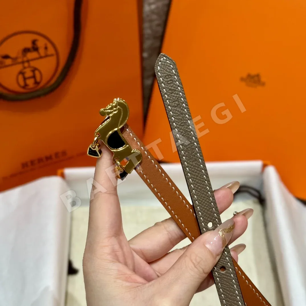 에르메스 그르낭 양면 송아지가죽 벨트 상세 이미지 2