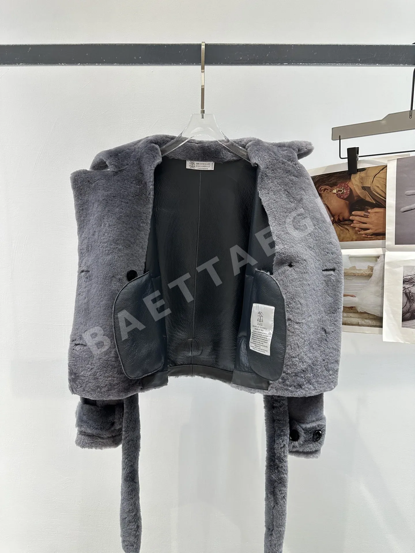 브루넬로쿠치넬리 코끼리 램스킨 모피 자켓 상세 이미지 7