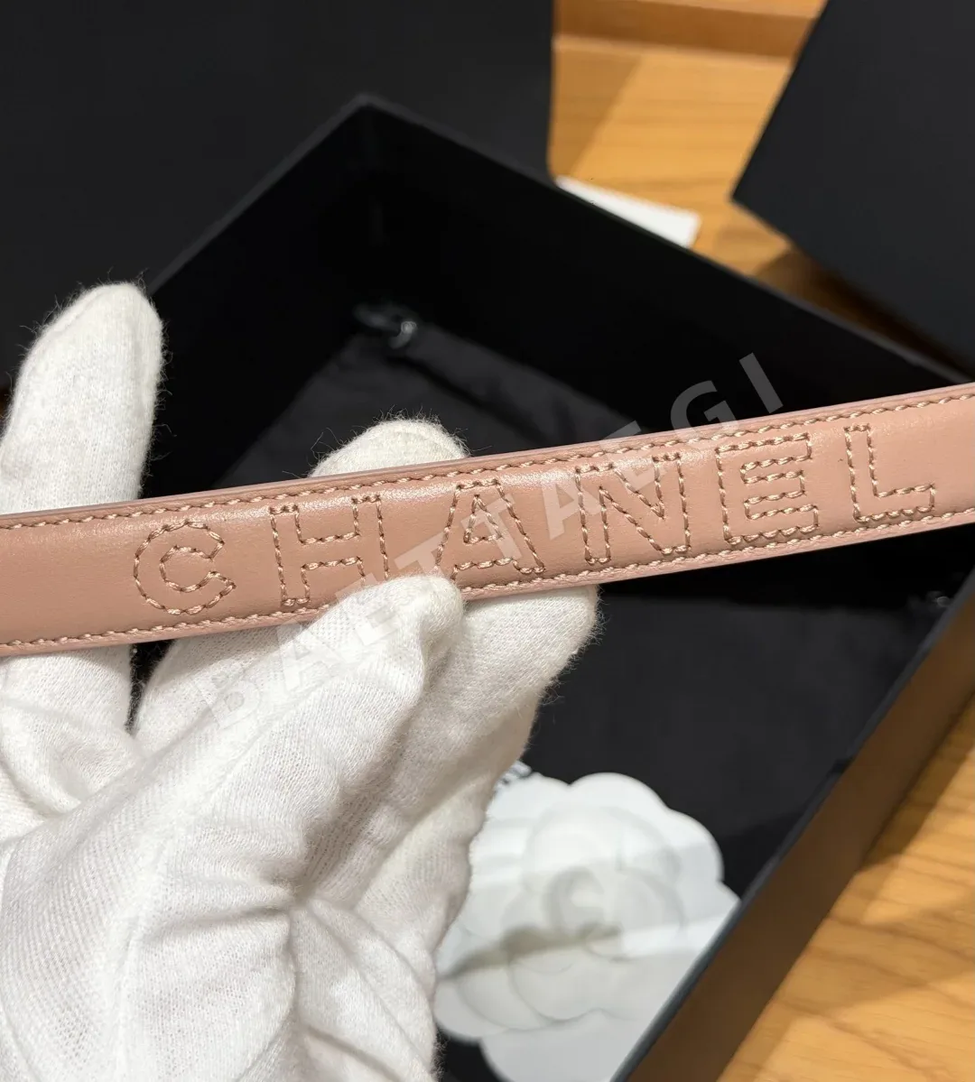 샤넬 퀼팅 램스킨 20mm 벨트 상세 이미지 6