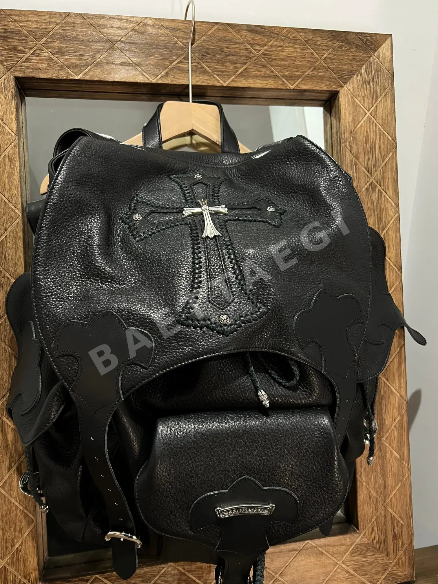 크롬하츠 925 크로스 플라워 실버 백팩 상세 이미지 3
