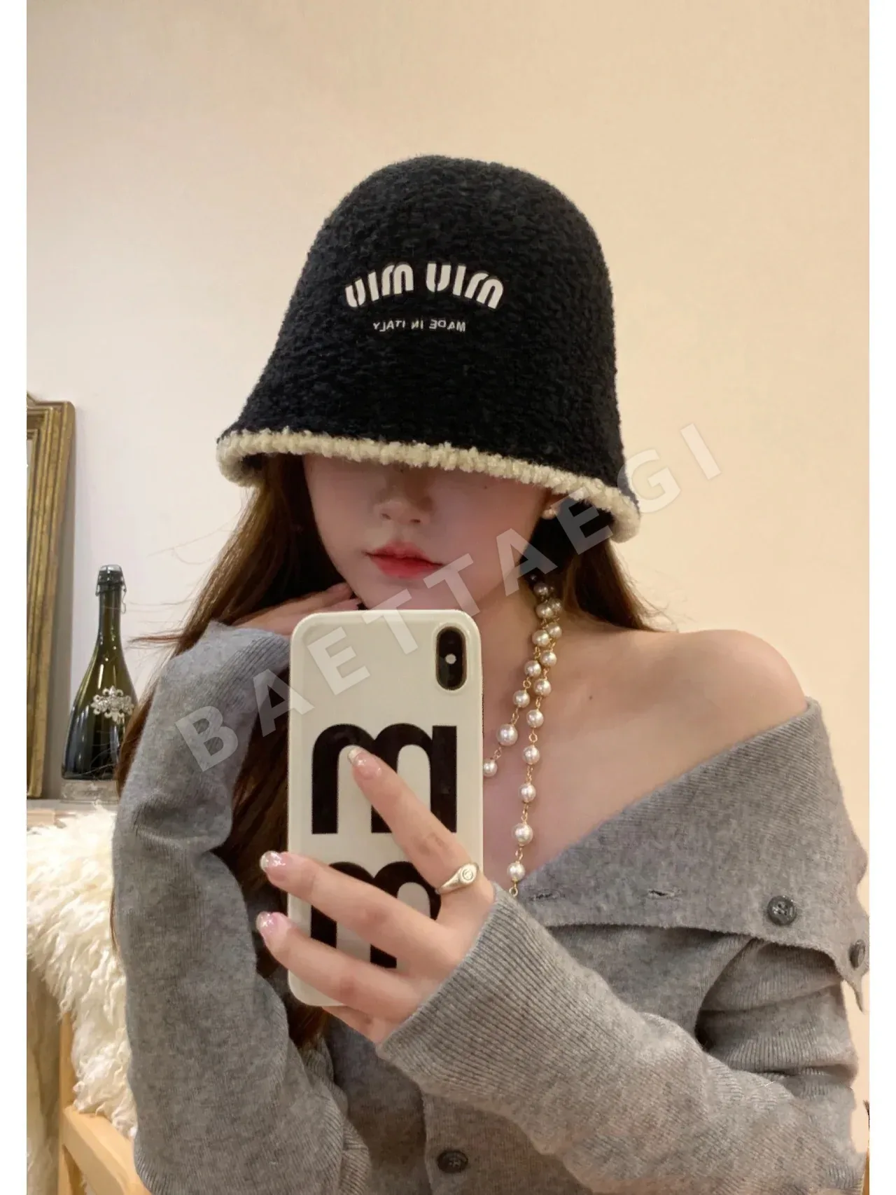 미우미우 모자 81156 Miu Miu Cap 상세 이미지 3