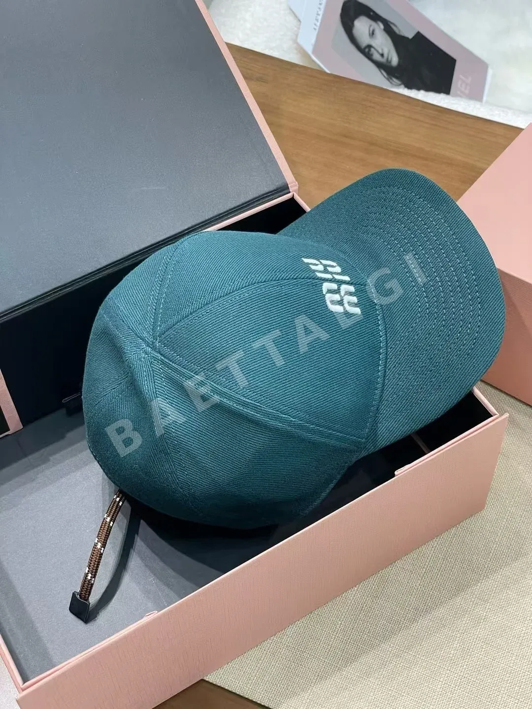미우미우 모자 80863 Miu Miu Cap 상세 이미지 5