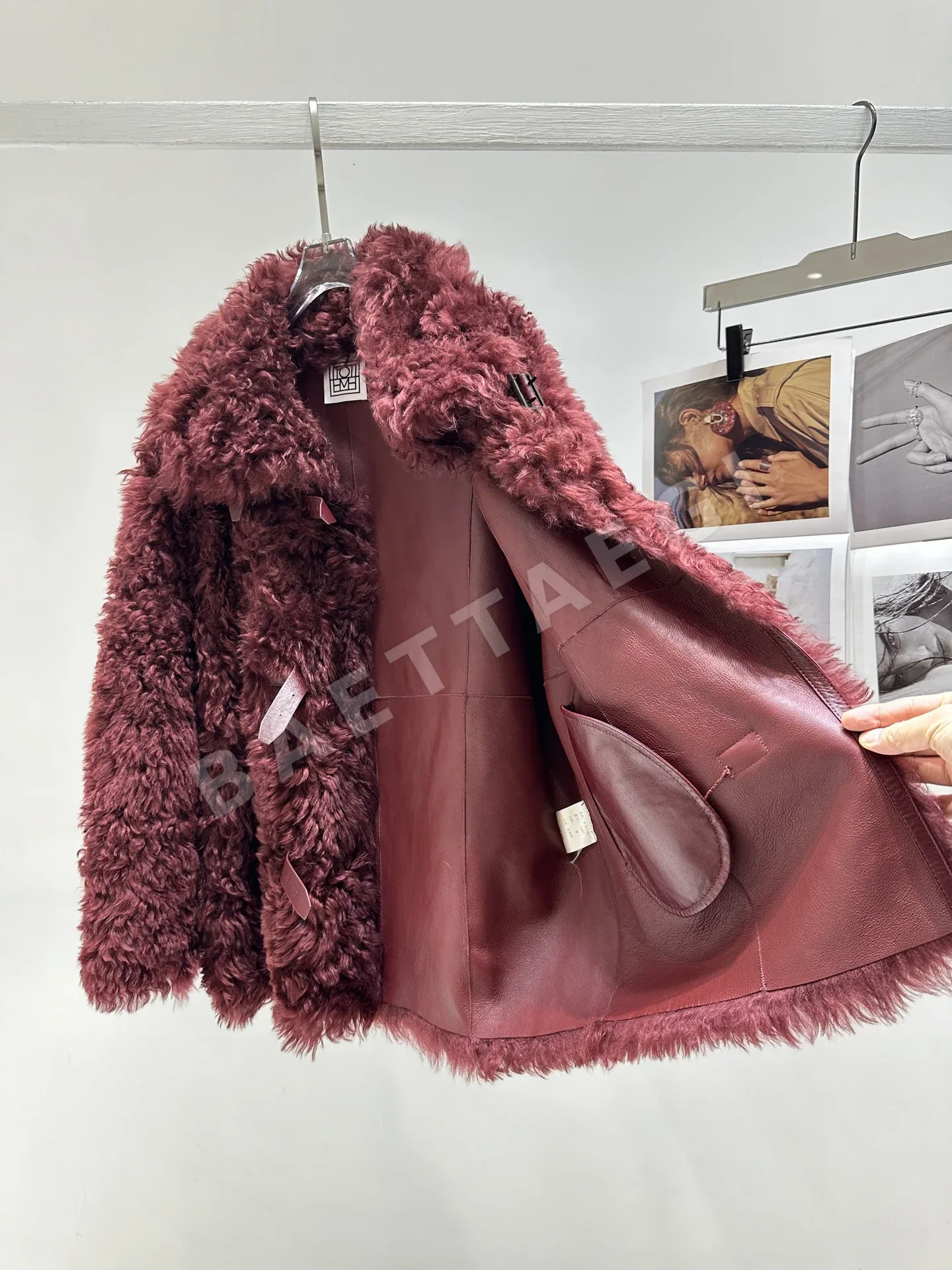 토템 울 퍼 여성 자켓 상세 이미지 7