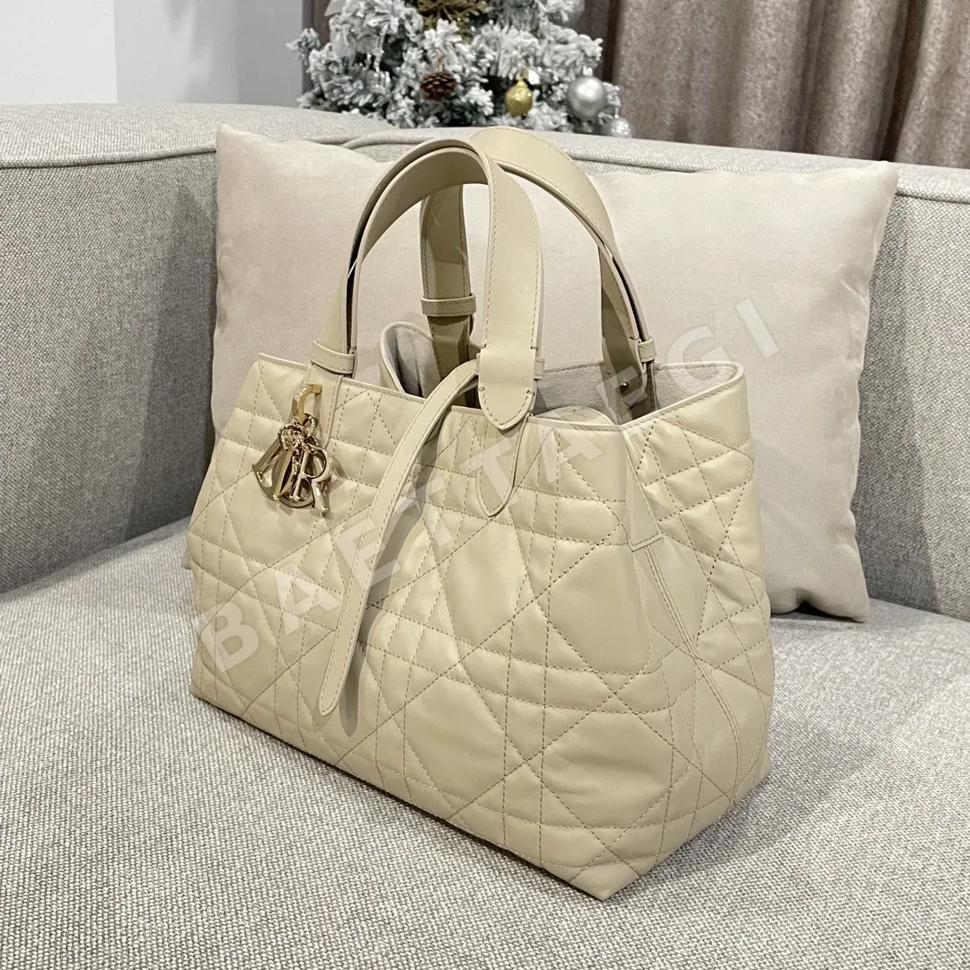 디올 뚜주흐 미디엄 베이지 가죽 가방 상세 이미지 3