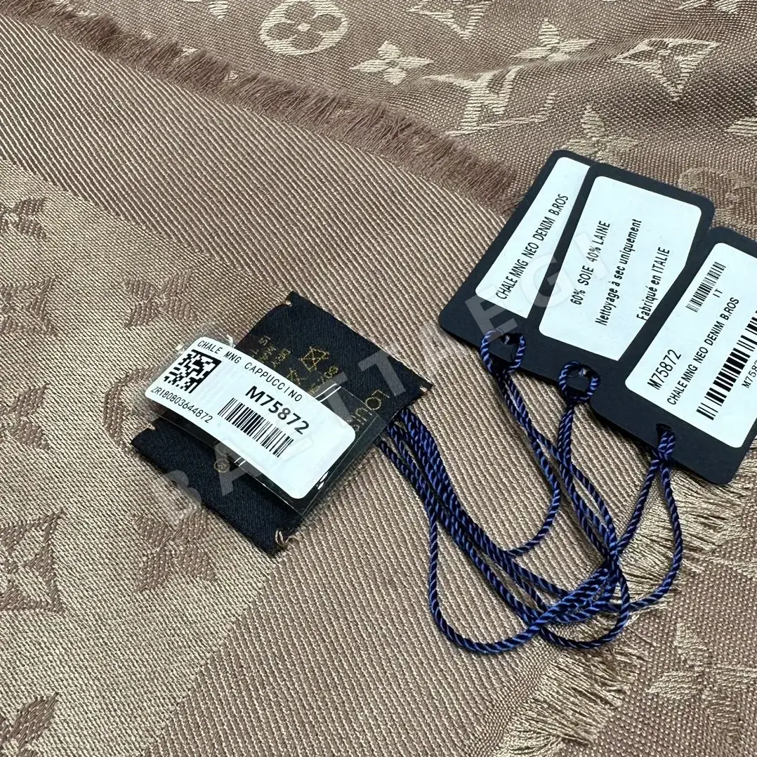 루이비통 카키 스카프 상세 이미지 8