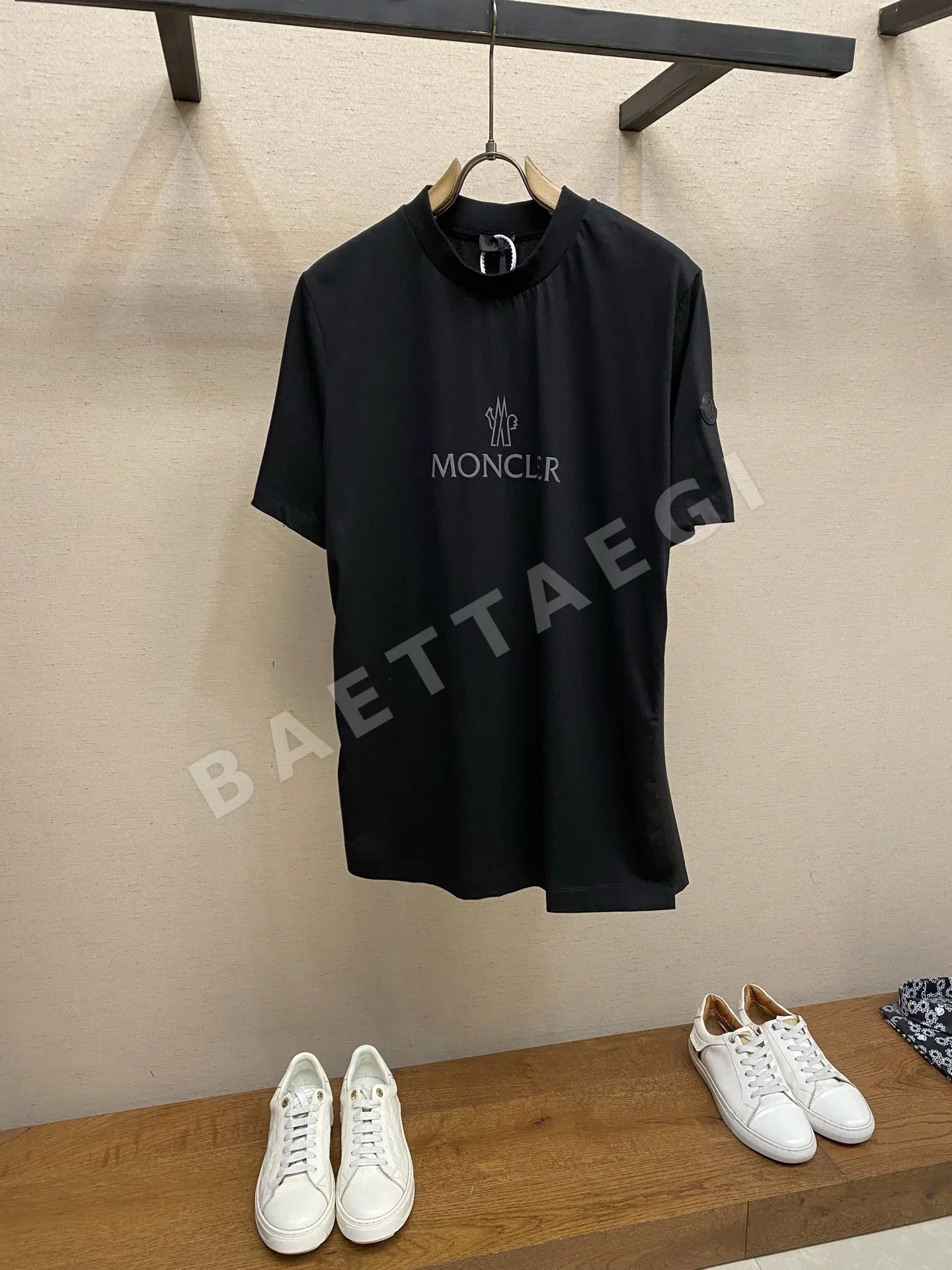 몽클레르 남성 코튼 반팔 티셔츠 48572