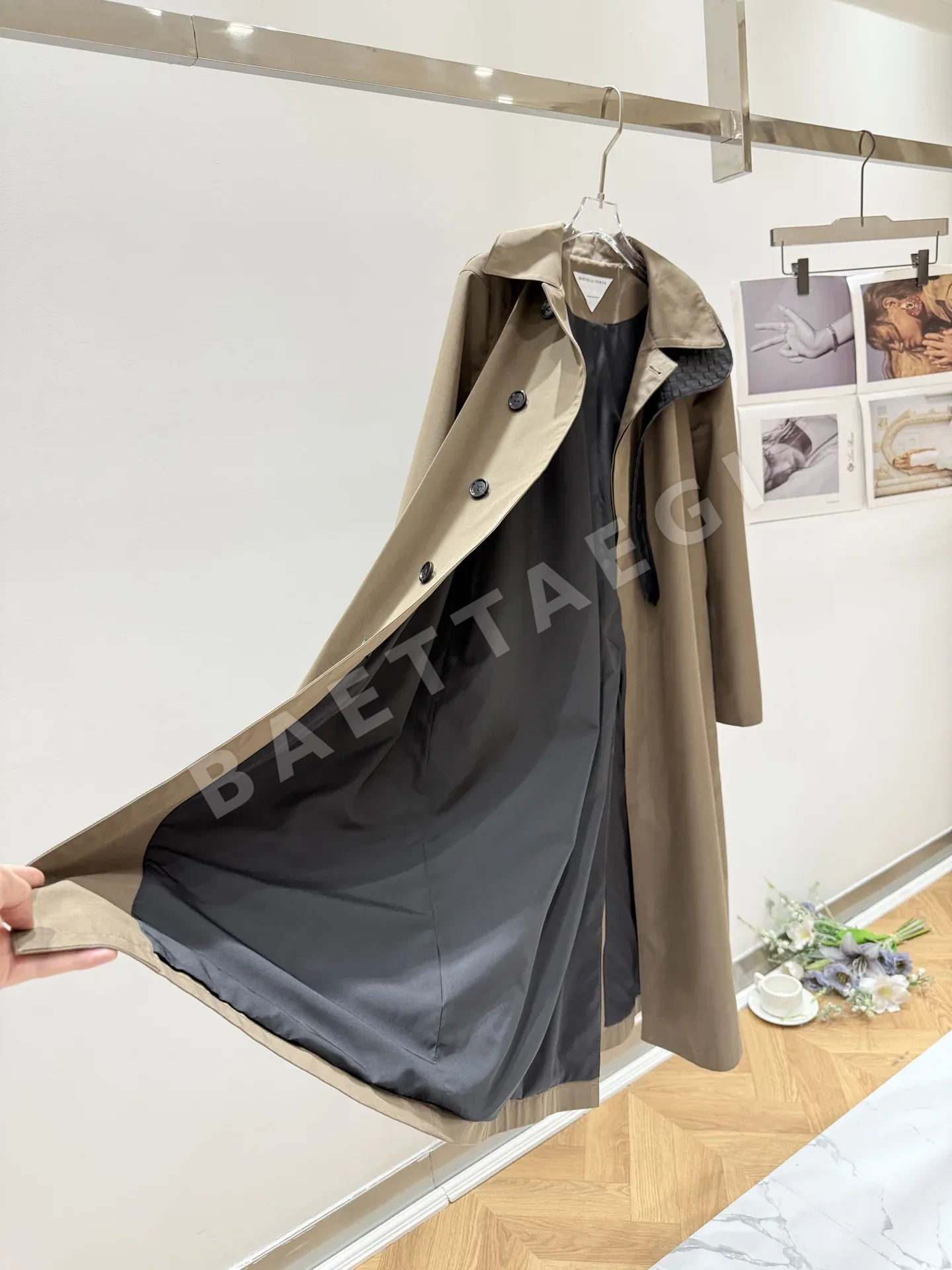 보테가베네타 라펠카라 여성 자켓 상세 이미지 7
