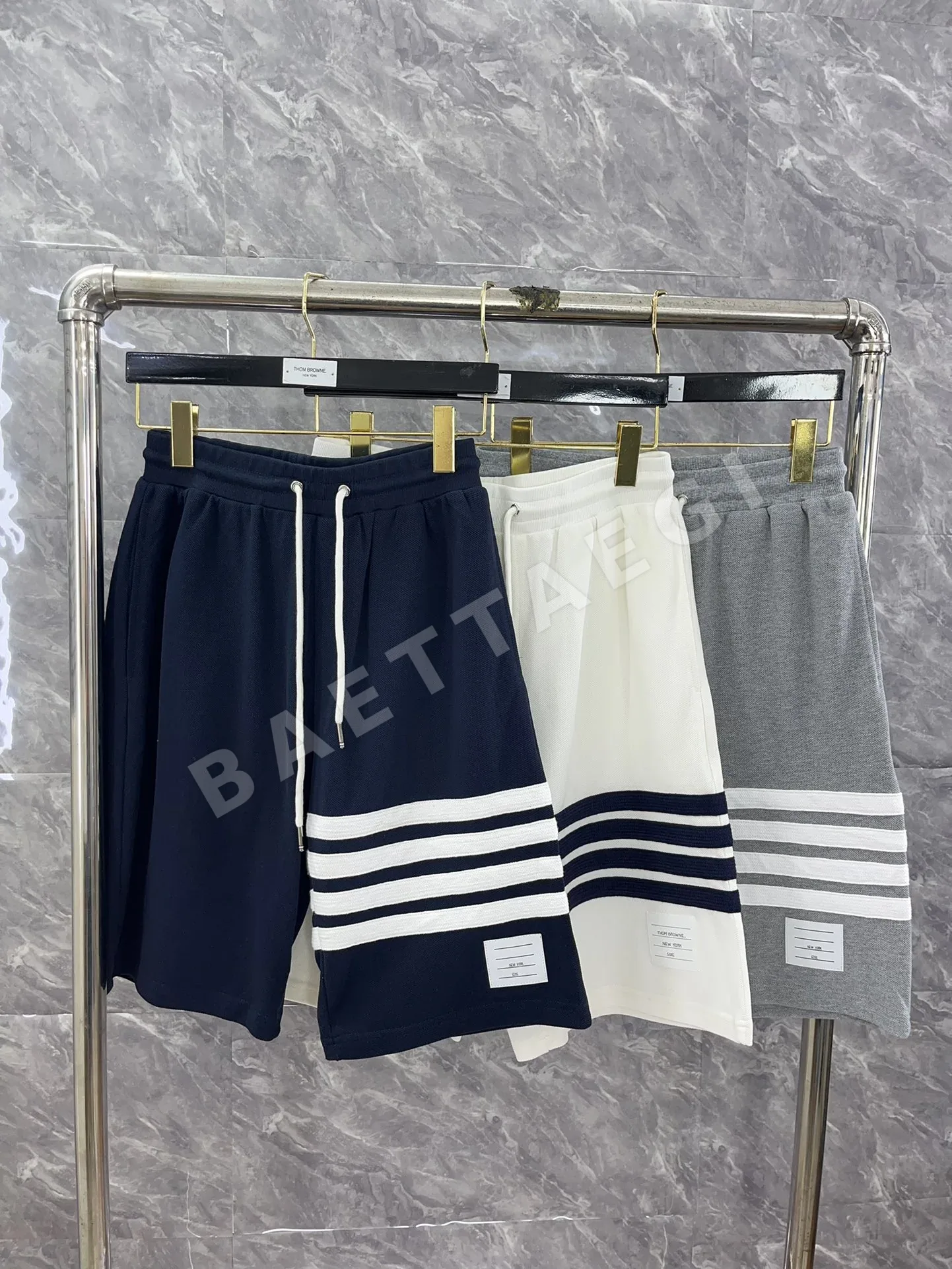 톰브라운 코튼 피케 반바지 상세 이미지 2