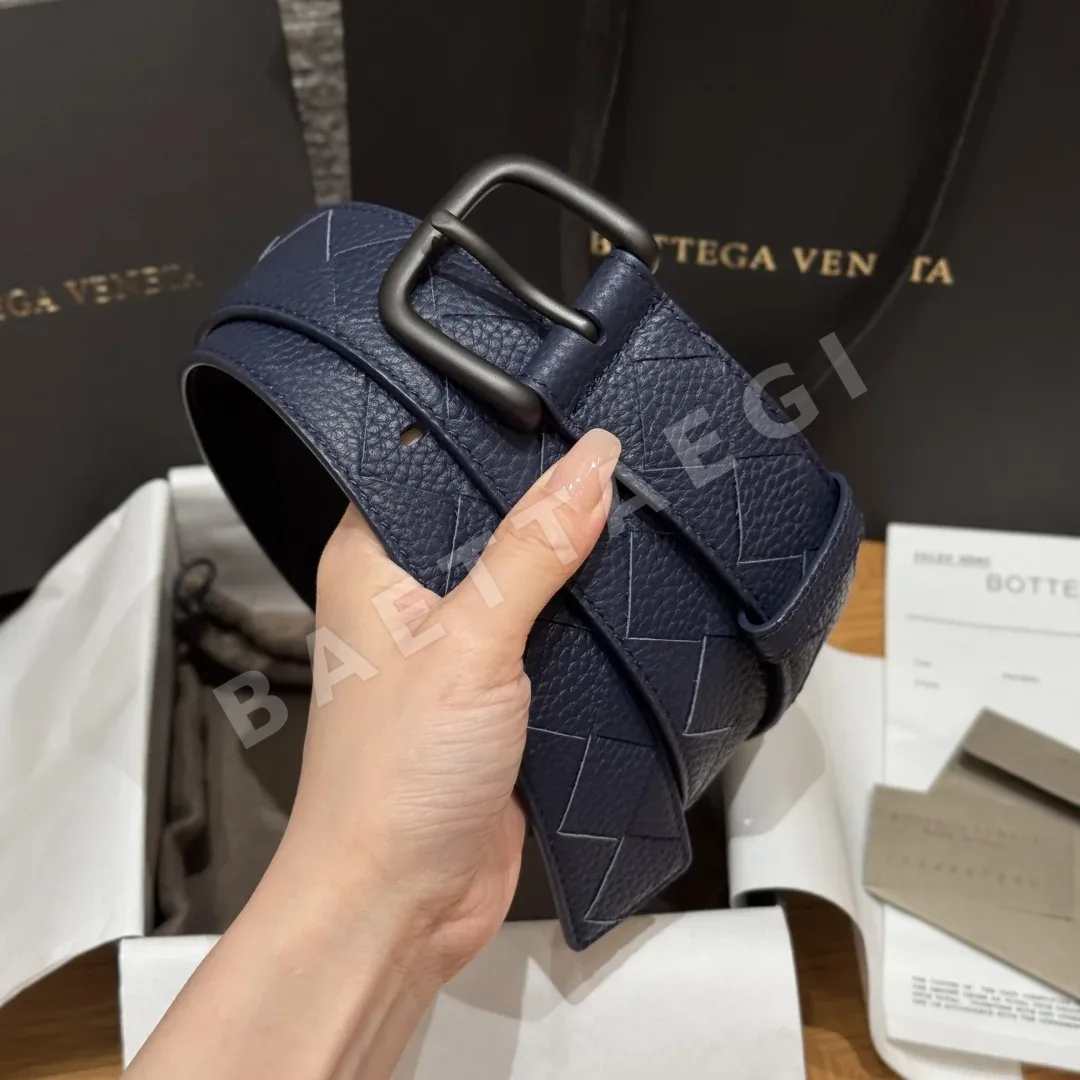 보테가베네타 인트레차토 직조 소가죽 벨트 상세 이미지 2