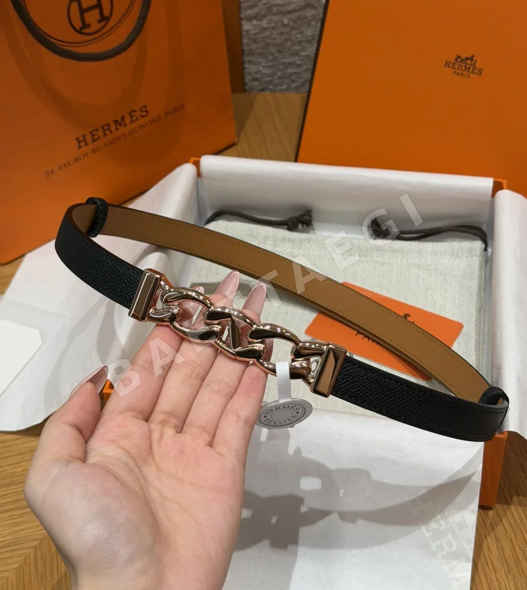 에르메스 H체인 단클 18mm 벨트 상세 이미지 2