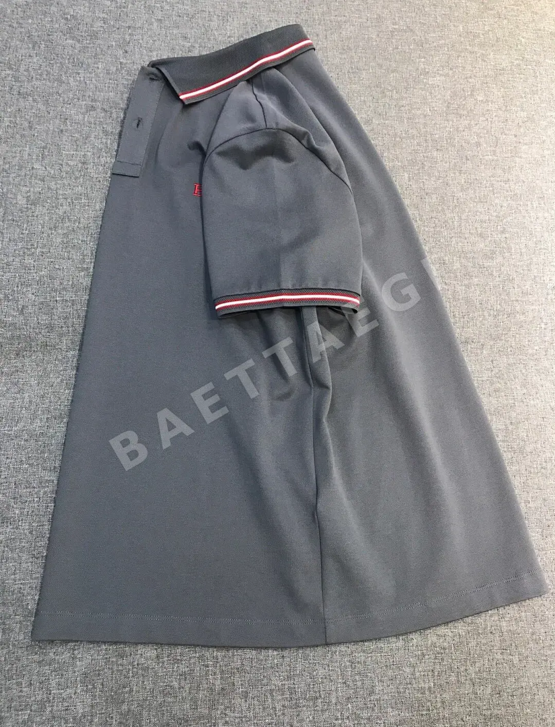 발리 메시 피케 카라 남성 반팔 셔츠 상세 이미지 2