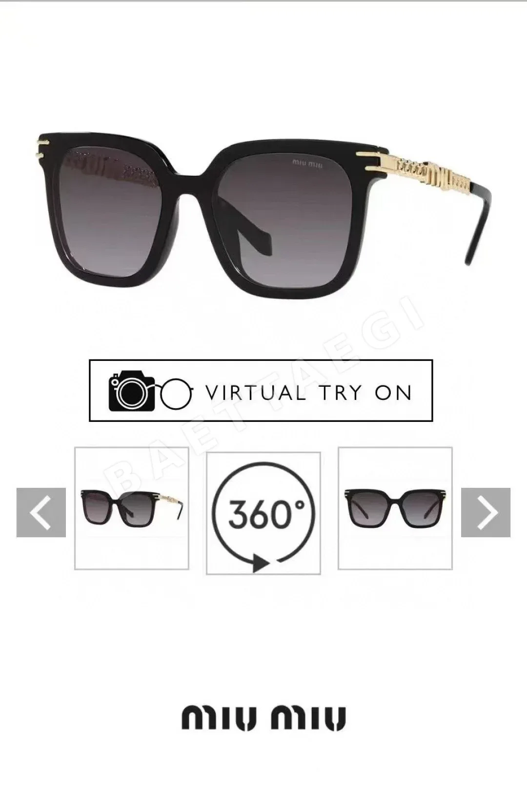 미우미우 선글라스 73041 Miu Miu Sunglasses 상세 이미지 2
