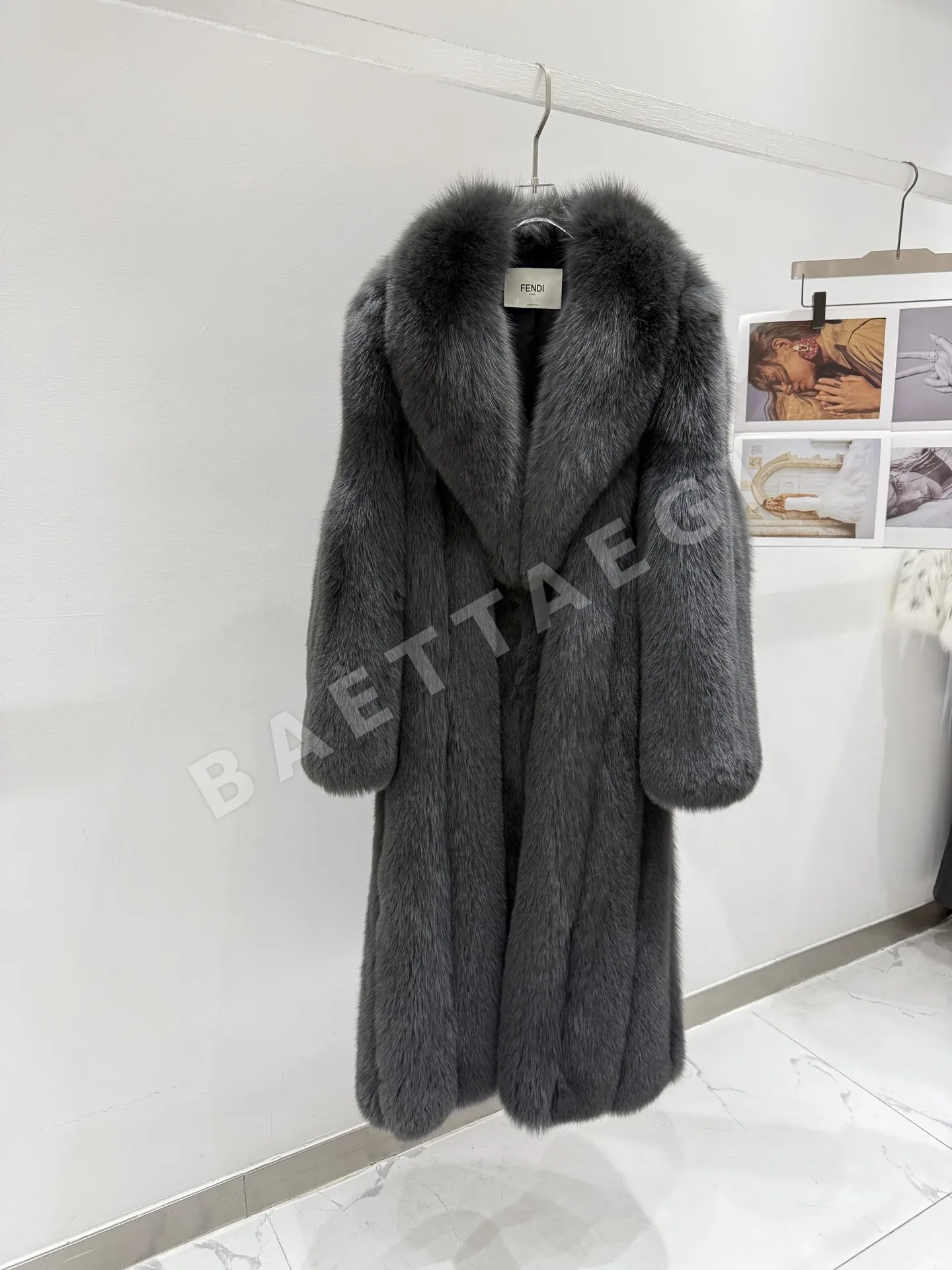 펜디 여우 모피 여성 자켓 206683