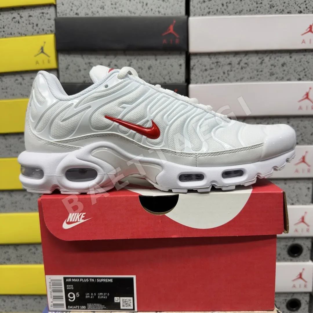 나이키 [TK] 에어 맥스 플러스 DA1472-100 201977 Nike Air Max Plus Supreme White