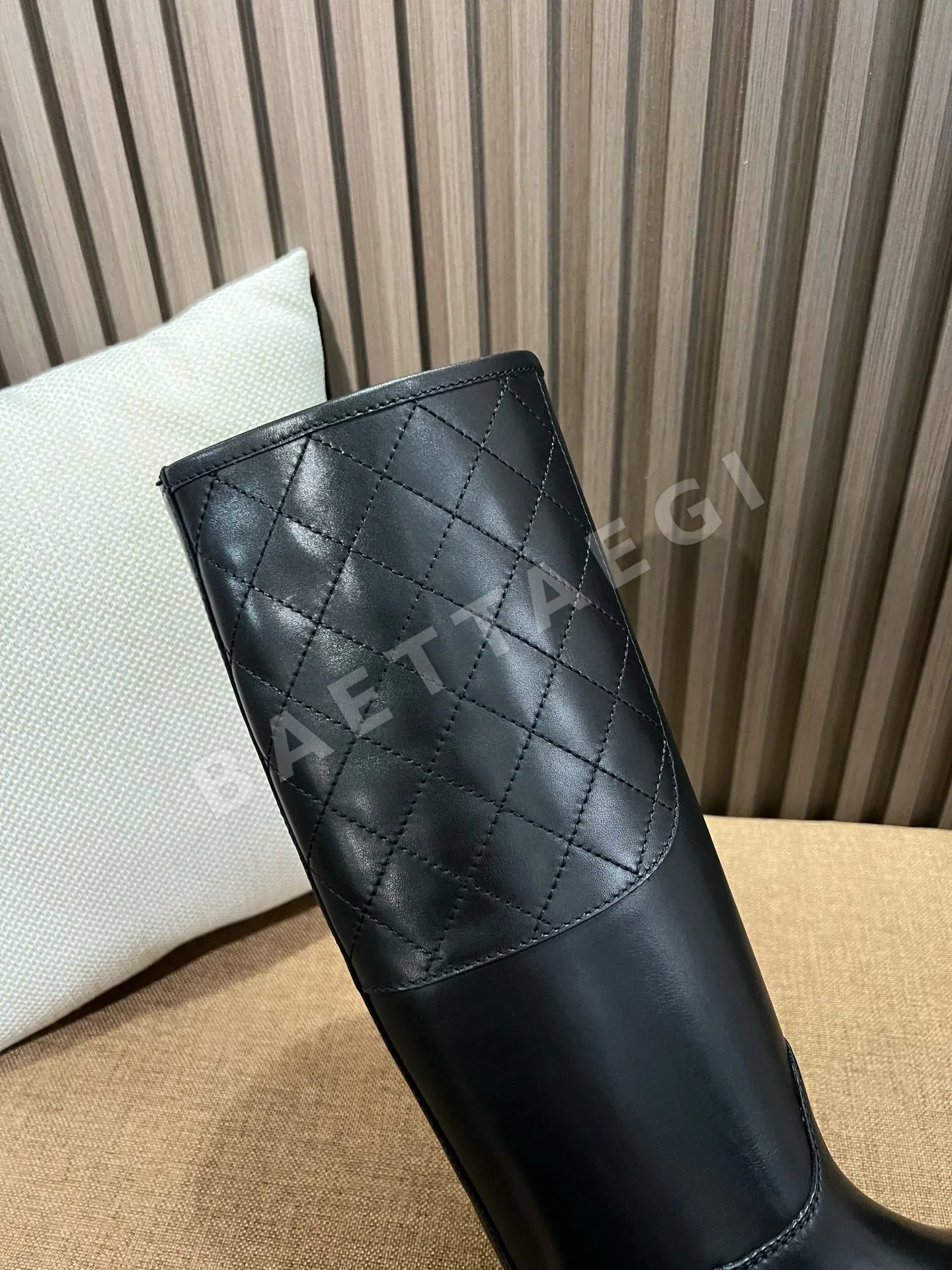 샤넬 부츠 가죽 퀼팅 상세 이미지 8