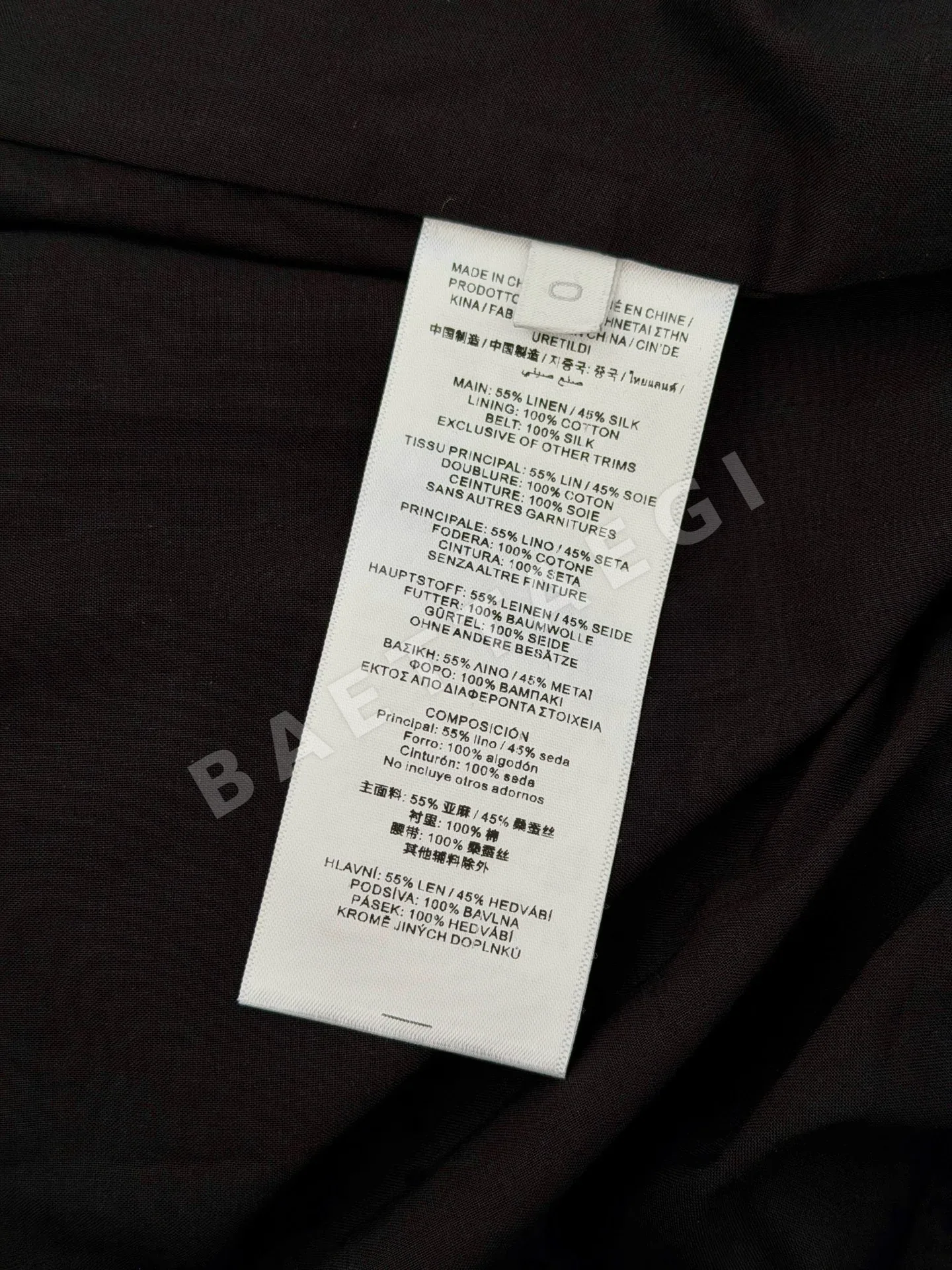 짐머만 트위스티드 로맨스 실크 린넨 슬림핏 원피스 상세 이미지 9