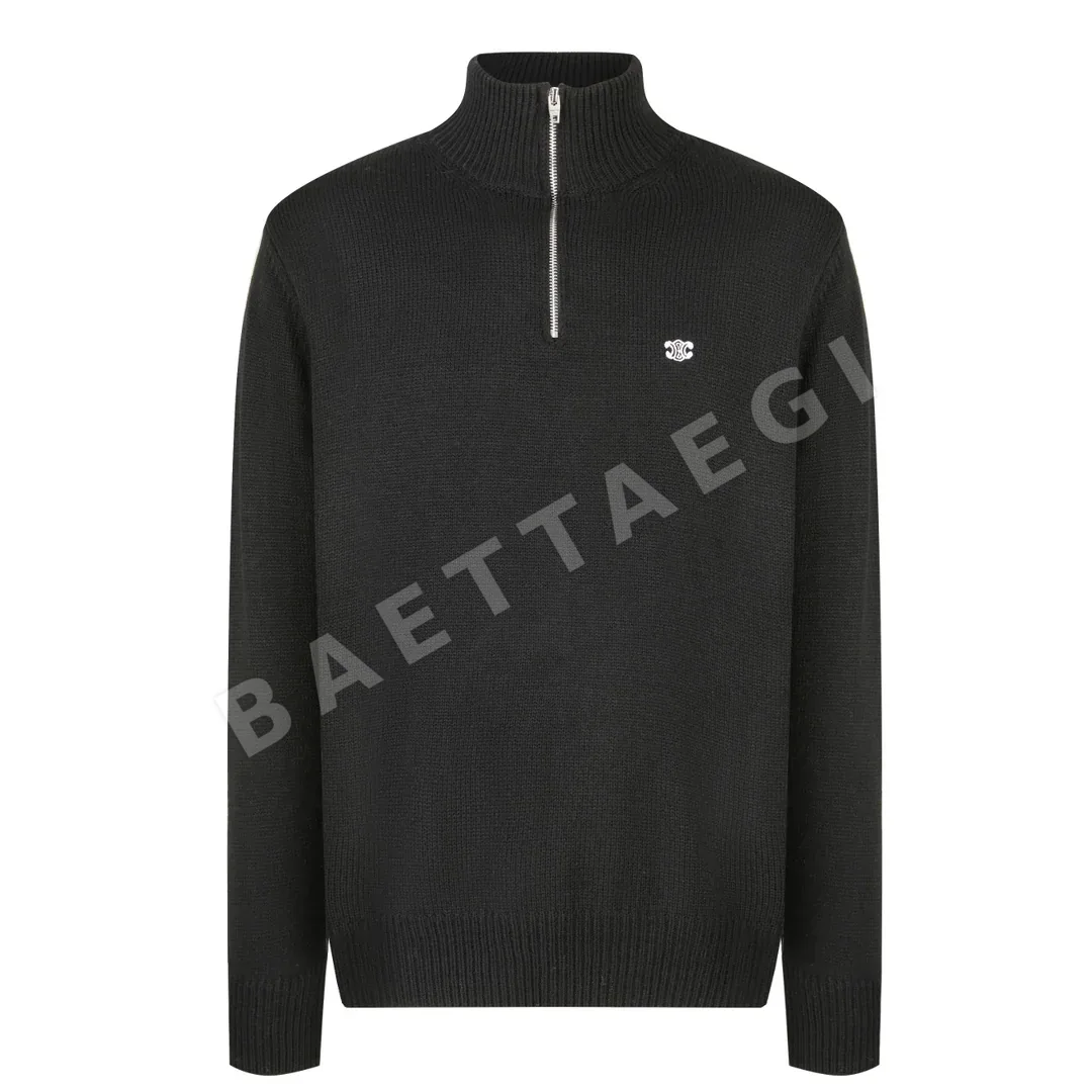 셀린느 개선문 자수 터틀넥 울 스웨터 긴팔 182175