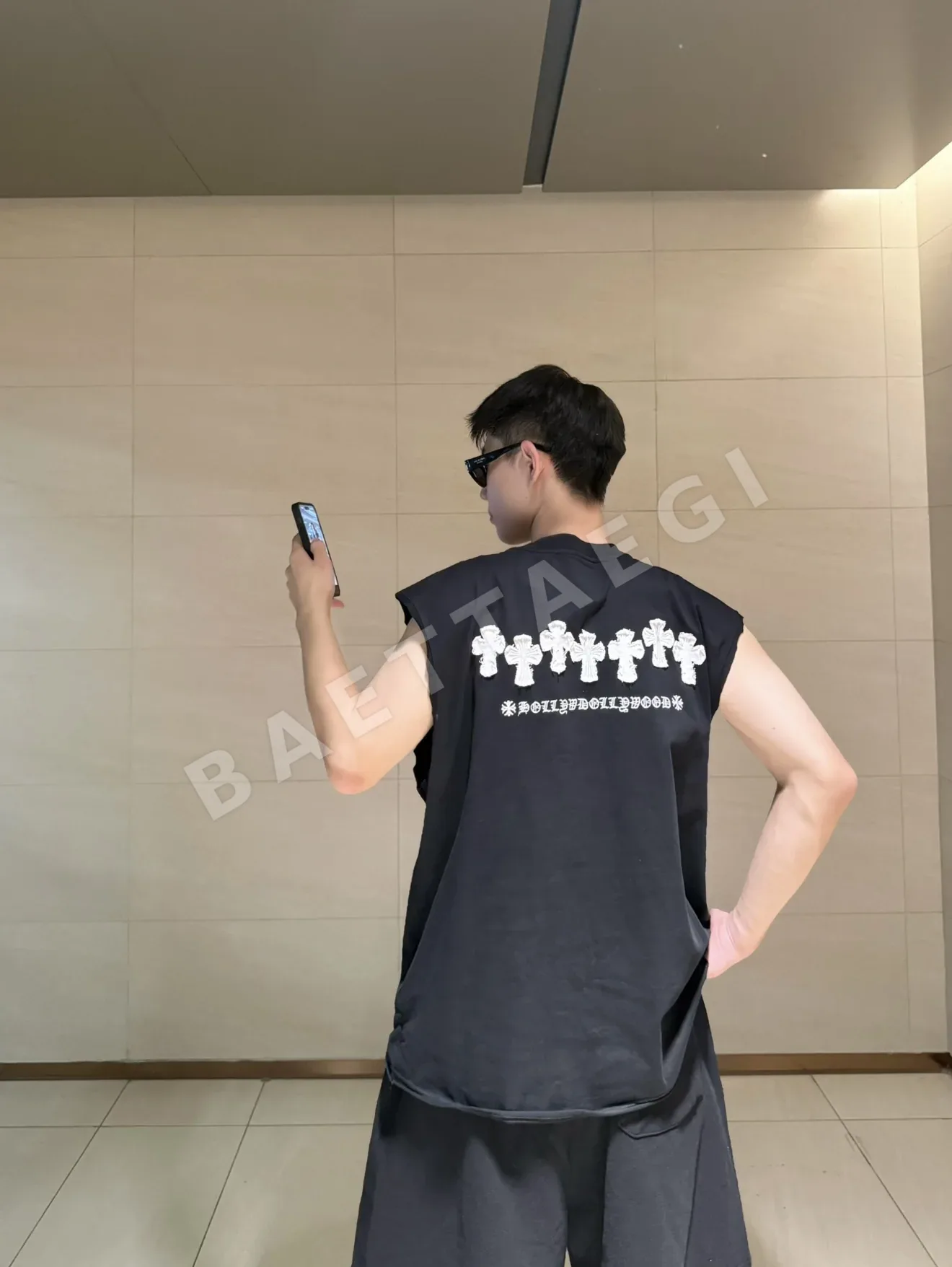 크롬하츠 남성 반팔 티셔츠 상세 이미지 3