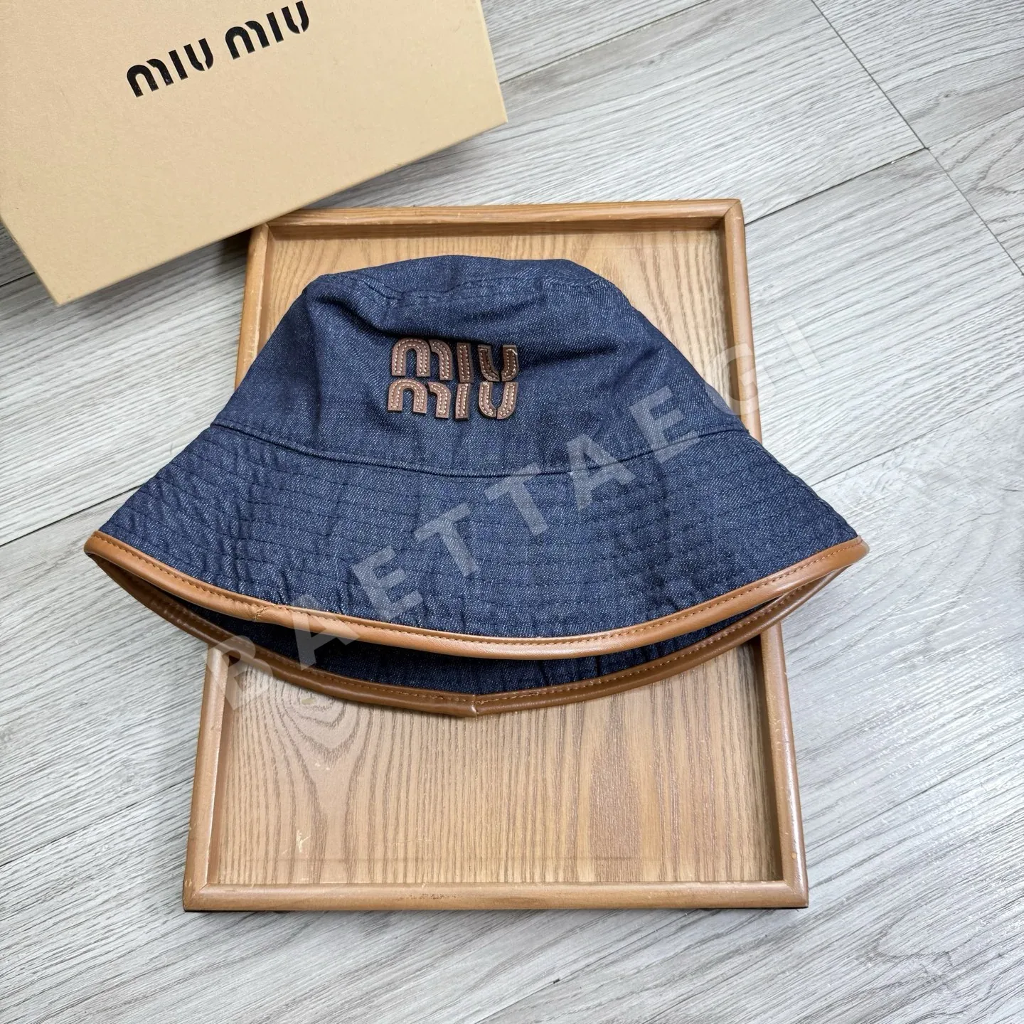 미우미우 버킷 햇 모자 상세 이미지 2