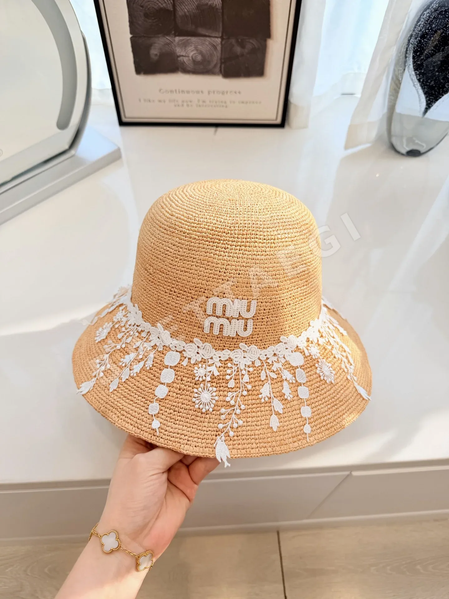 미우미우 모자 80773 Miu Miu Cap 상세 이미지 3