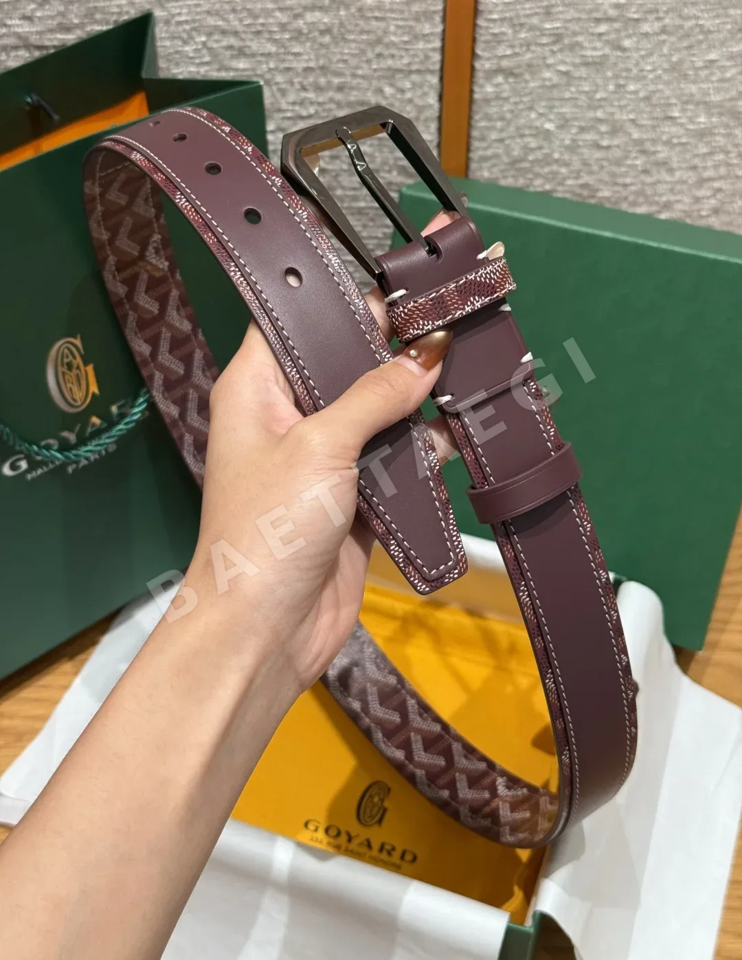 고야드 플로리다 롤러 버클 벨트 상세 이미지 4