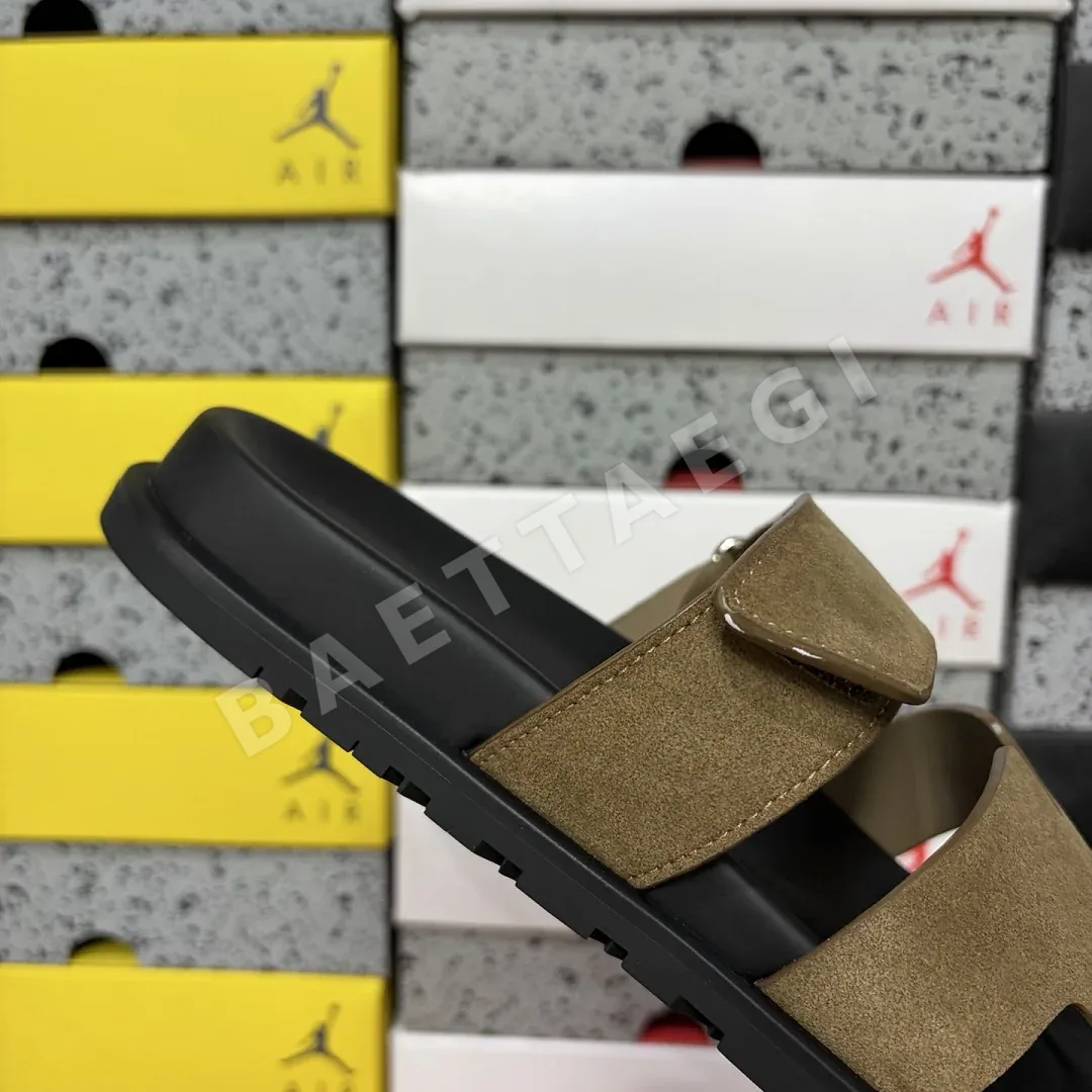 에르메스 [YX] 브라운 블랙 205755 Hermes Chypre Sandal / 상세 이미지 5