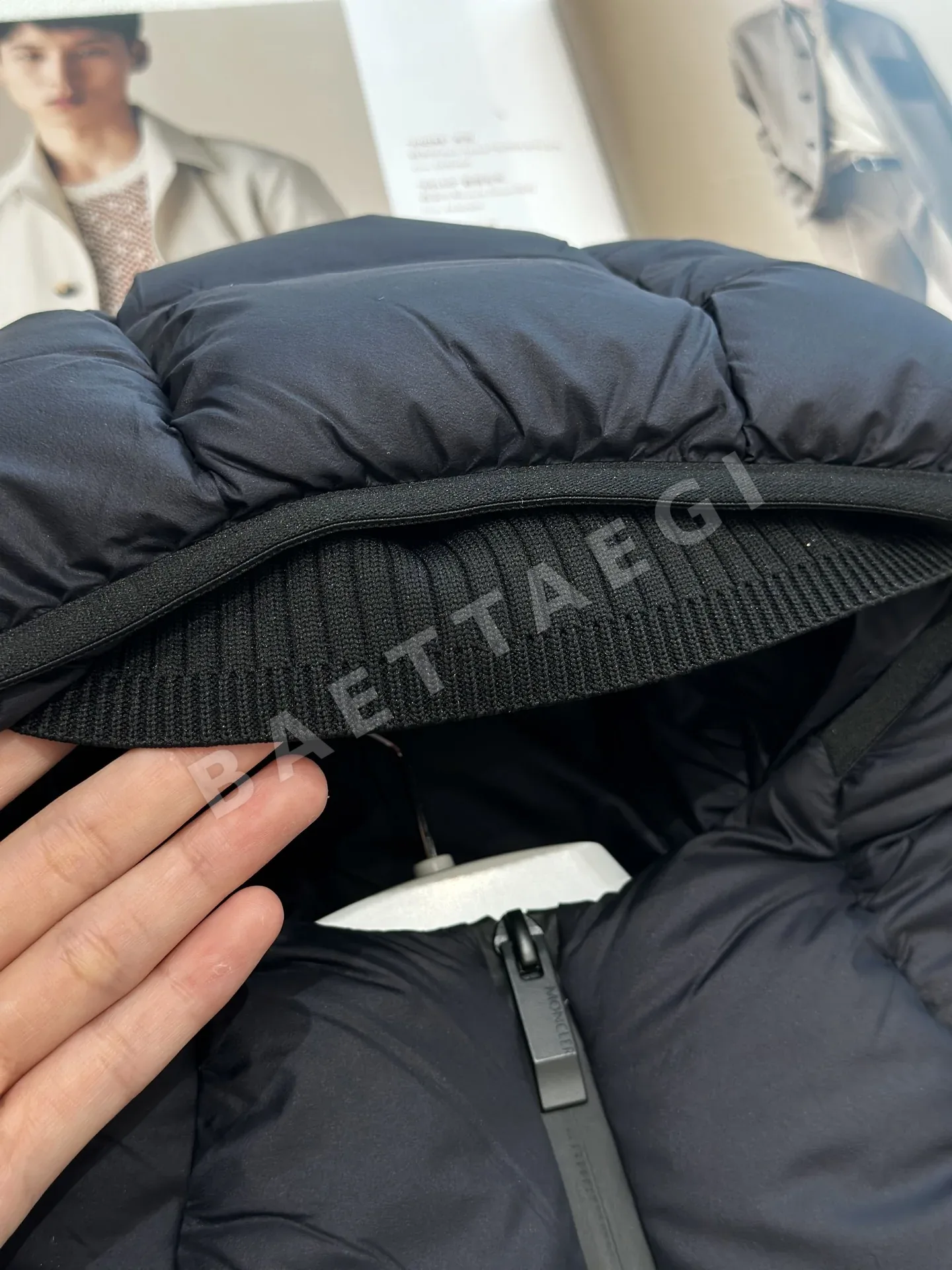몽클레르 남성 구스다운 후드 패딩 점퍼 상세 이미지 5