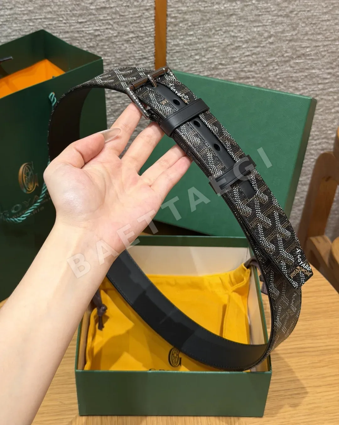 고야드 플로리다 캔버스 벨트 40mm 상세 이미지 3
