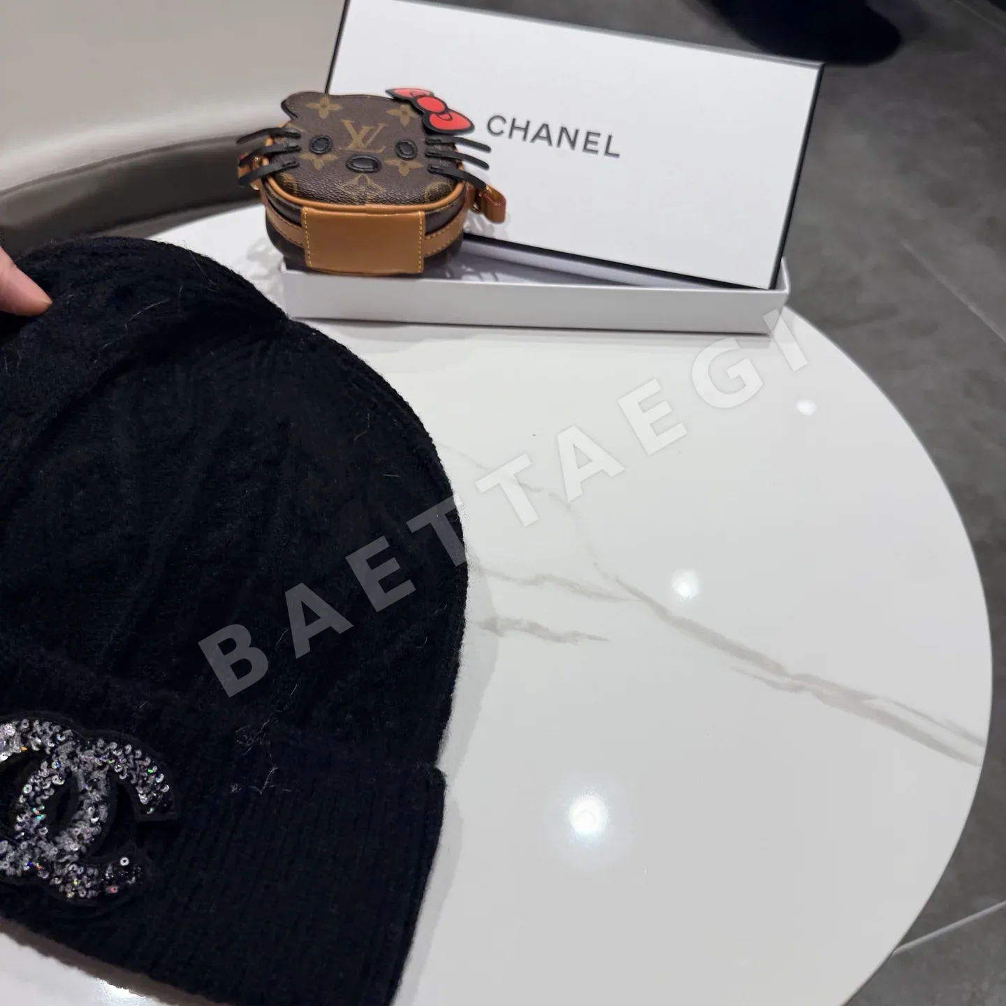 샤넬 니트 비니 상세 이미지 5