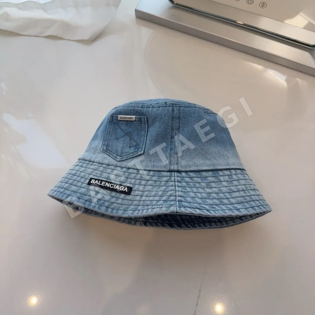 발렌시아가 데님 포켓 버킷햇 모자 상세 이미지 7
