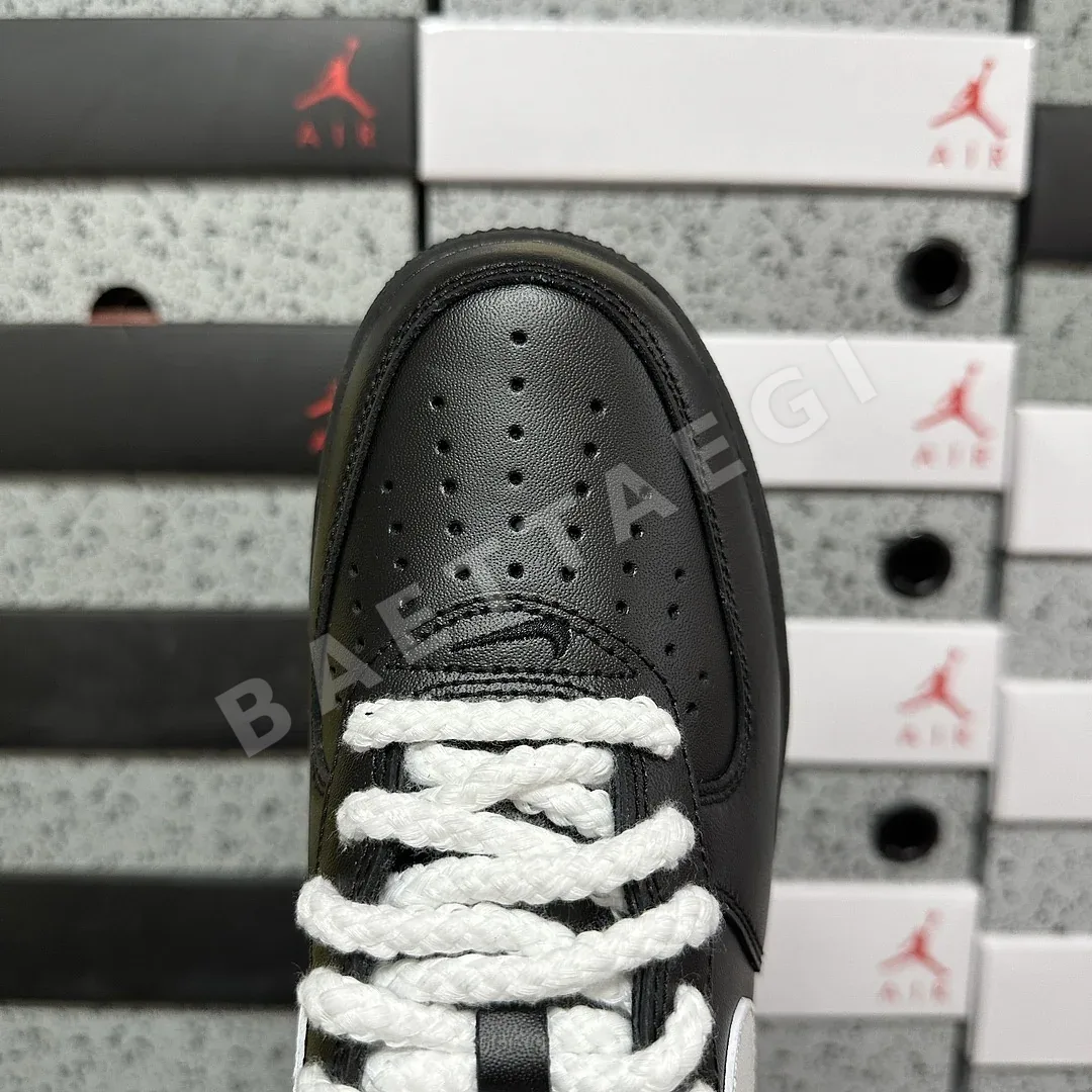 나이키 [G] 에어 포스 1 로우 화이트 블랙 CU9225-001 201760 Nike Air Force 1 Low Supreme Sup 상세 이미지 4