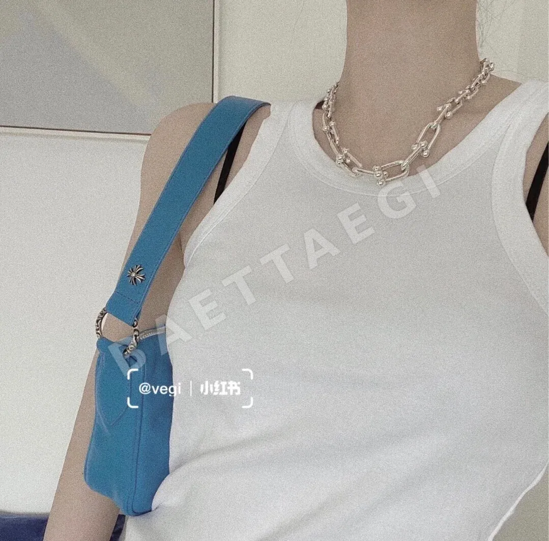 티파니 하드웨어 체인 귀걸이 상세 이미지 2