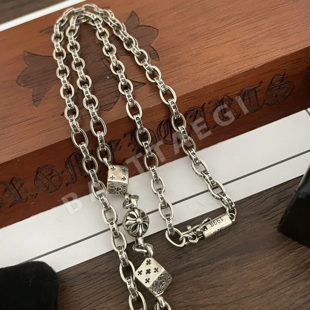 크롬하츠 클래식 레트로 크로스 다이스 목걸이 상세 이미지 9