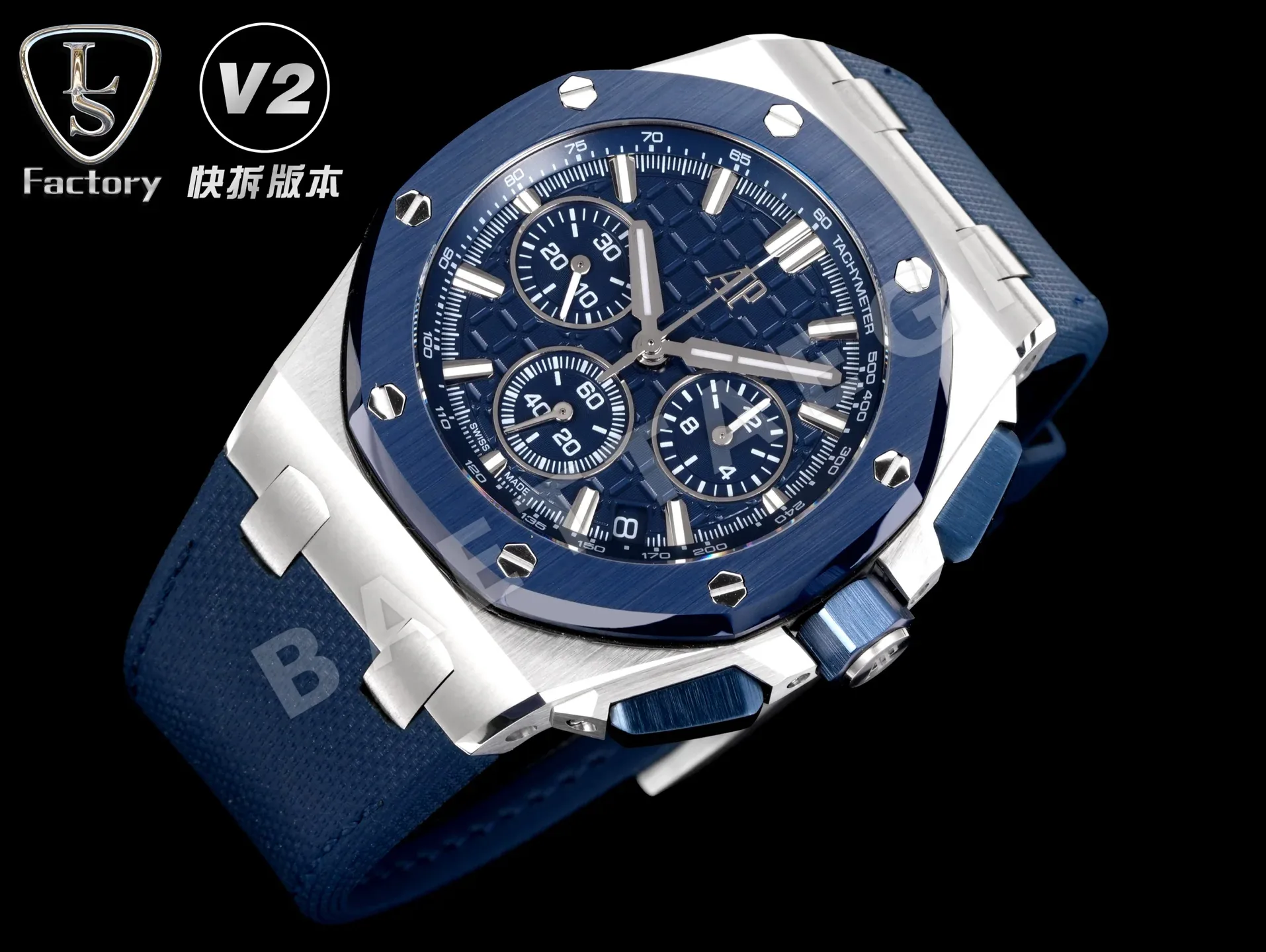 오데마피게 로열 오크 오프쇼어 43mm 스테인리스 스틸 시계 상세 이미지 3