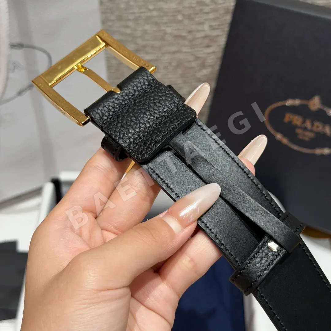 프라다 가죽 33mm 벨트 상세 이미지 7