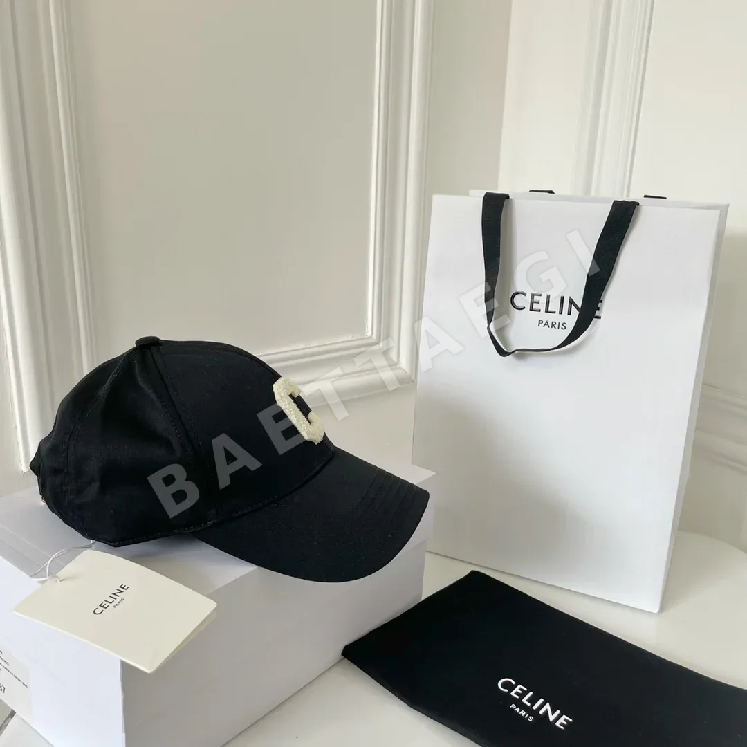 셀린느 C 자수 베이스볼 모자 상세 이미지 3