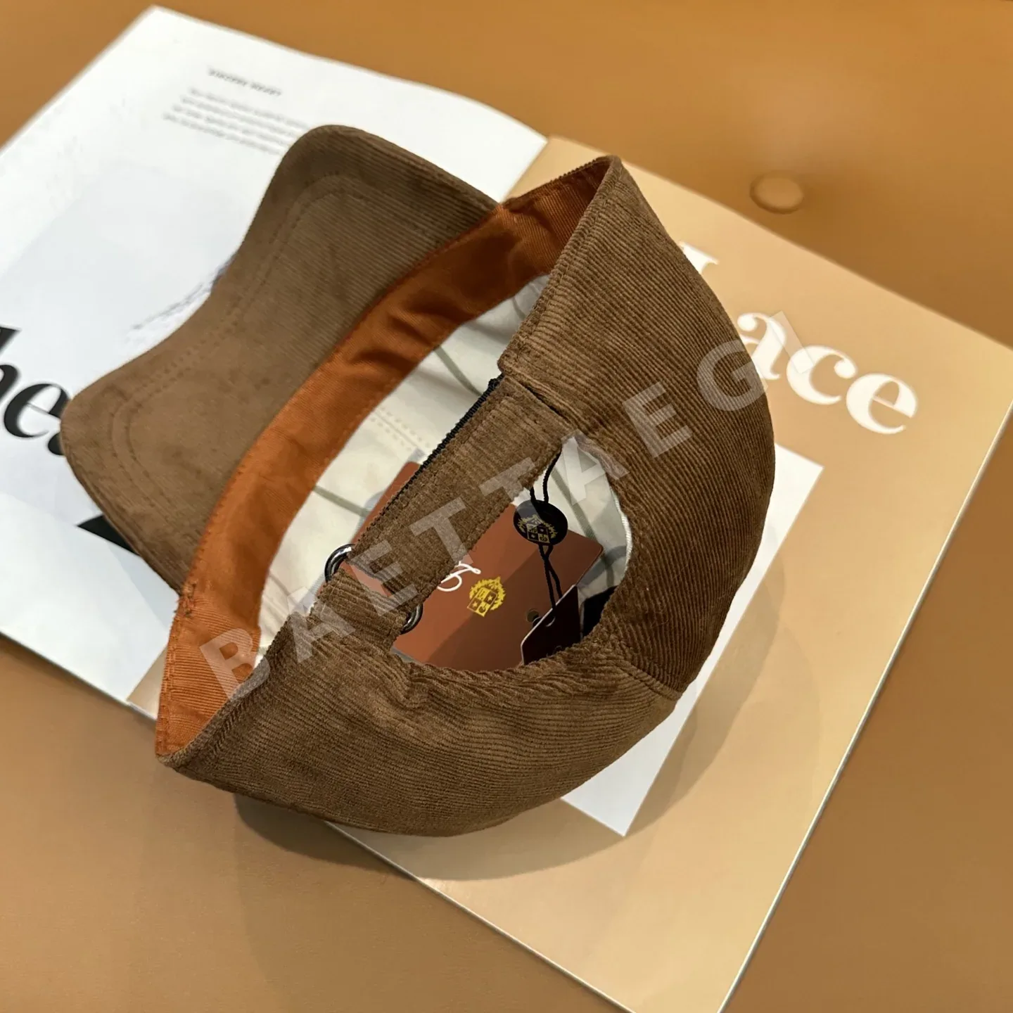 로로피아나 코듀로이 야구모자 상세 이미지 3