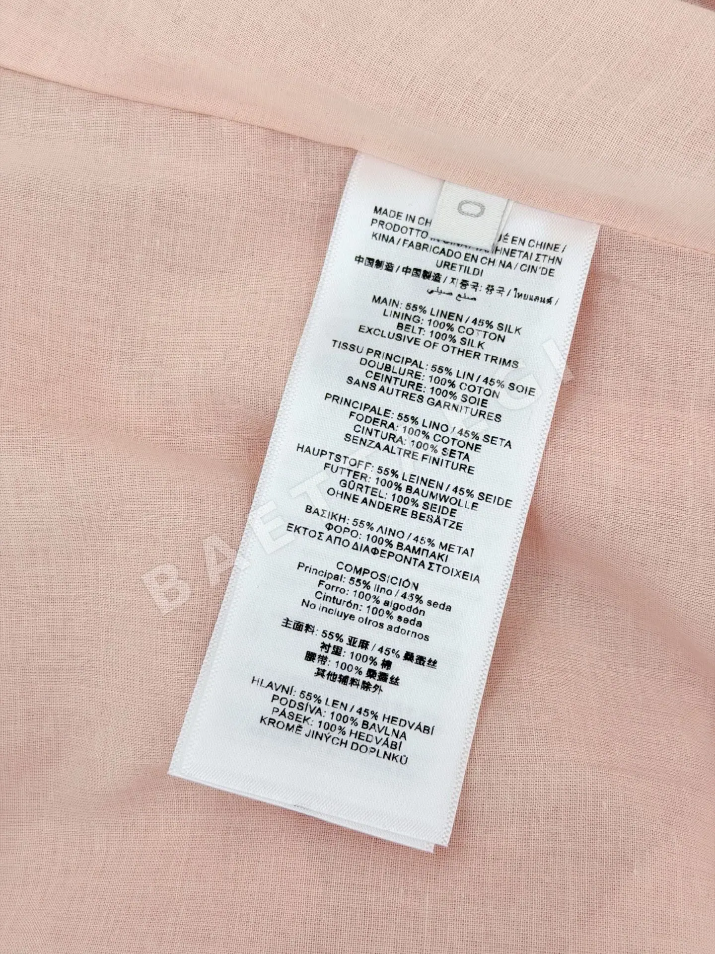 짐머만 트위스티드 로맨스 실크 린넨 슬림핏 원피스 상세 이미지 6
