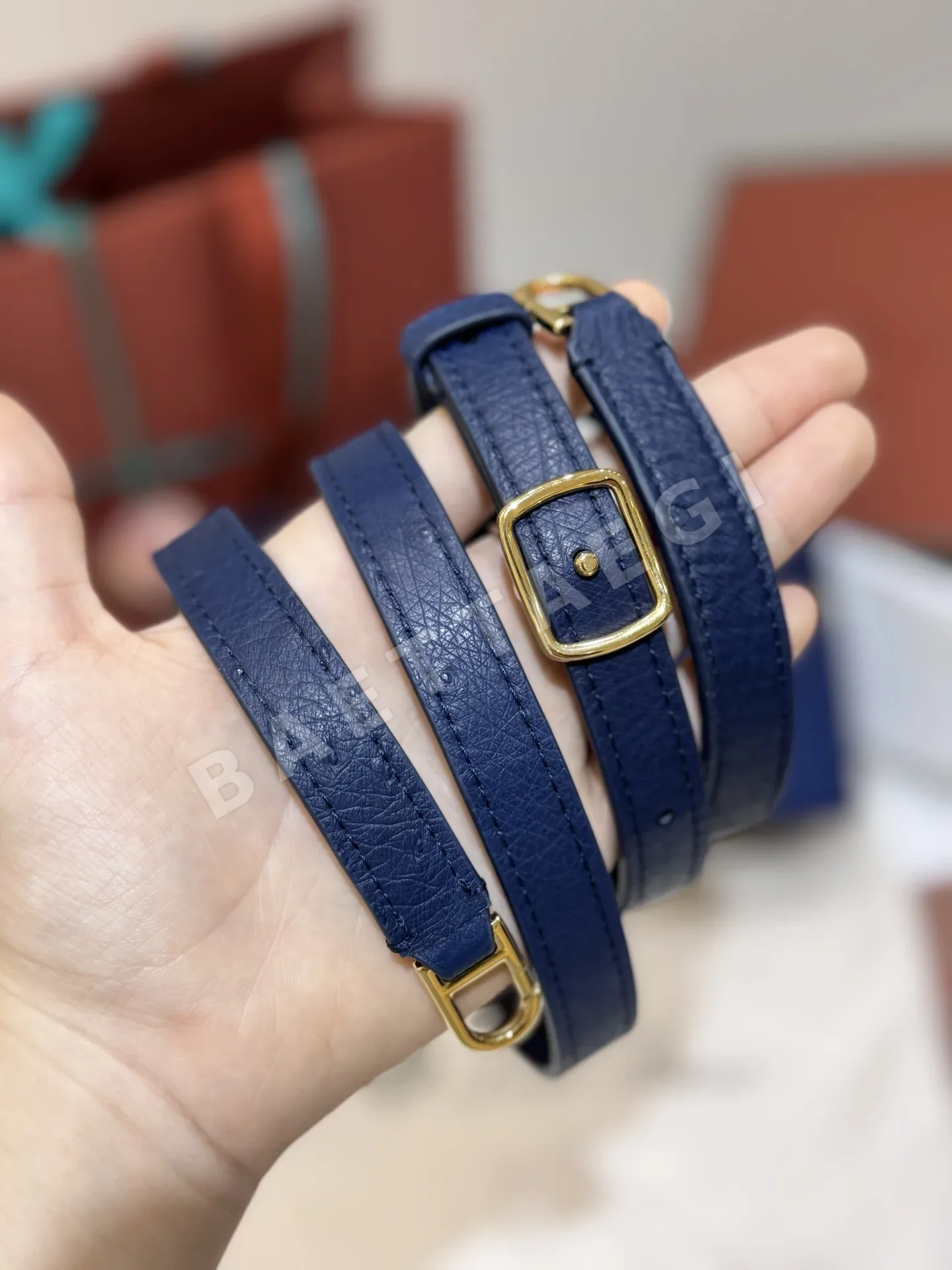 로로피아나 타조 가죽 엑스트라 백 가방 상세 이미지 9