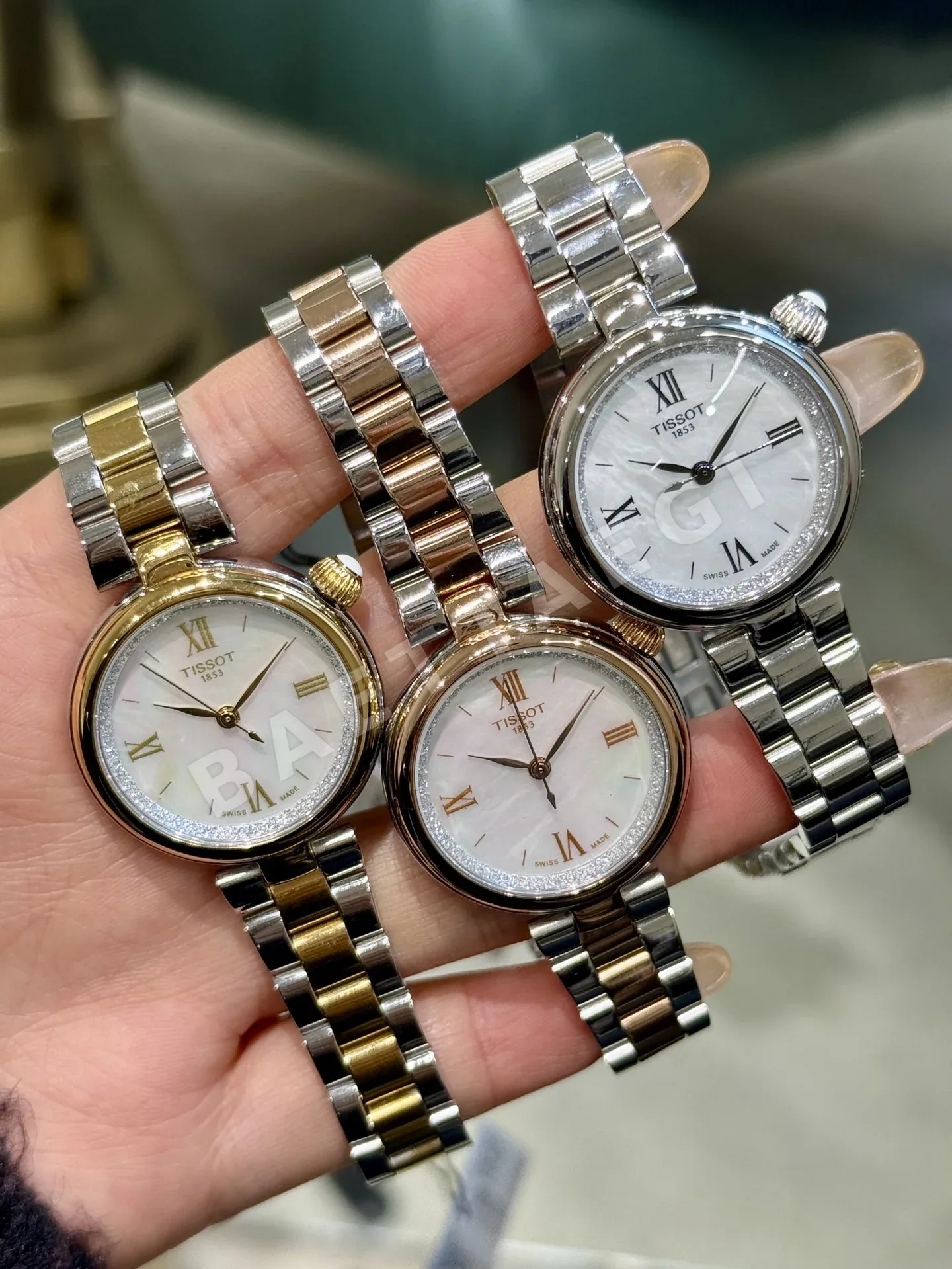 티쏘 T152 316 L 스틸 사파이어 쿼츠 여성 시계 레플리카 45552 Tissot