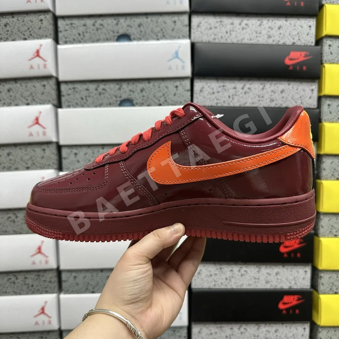 나이키 [YH] 에어 포스 1 로우 IO4489-601 201693 Nike Air Force 1 Low Patent Leather Dark 상세 이미지 5