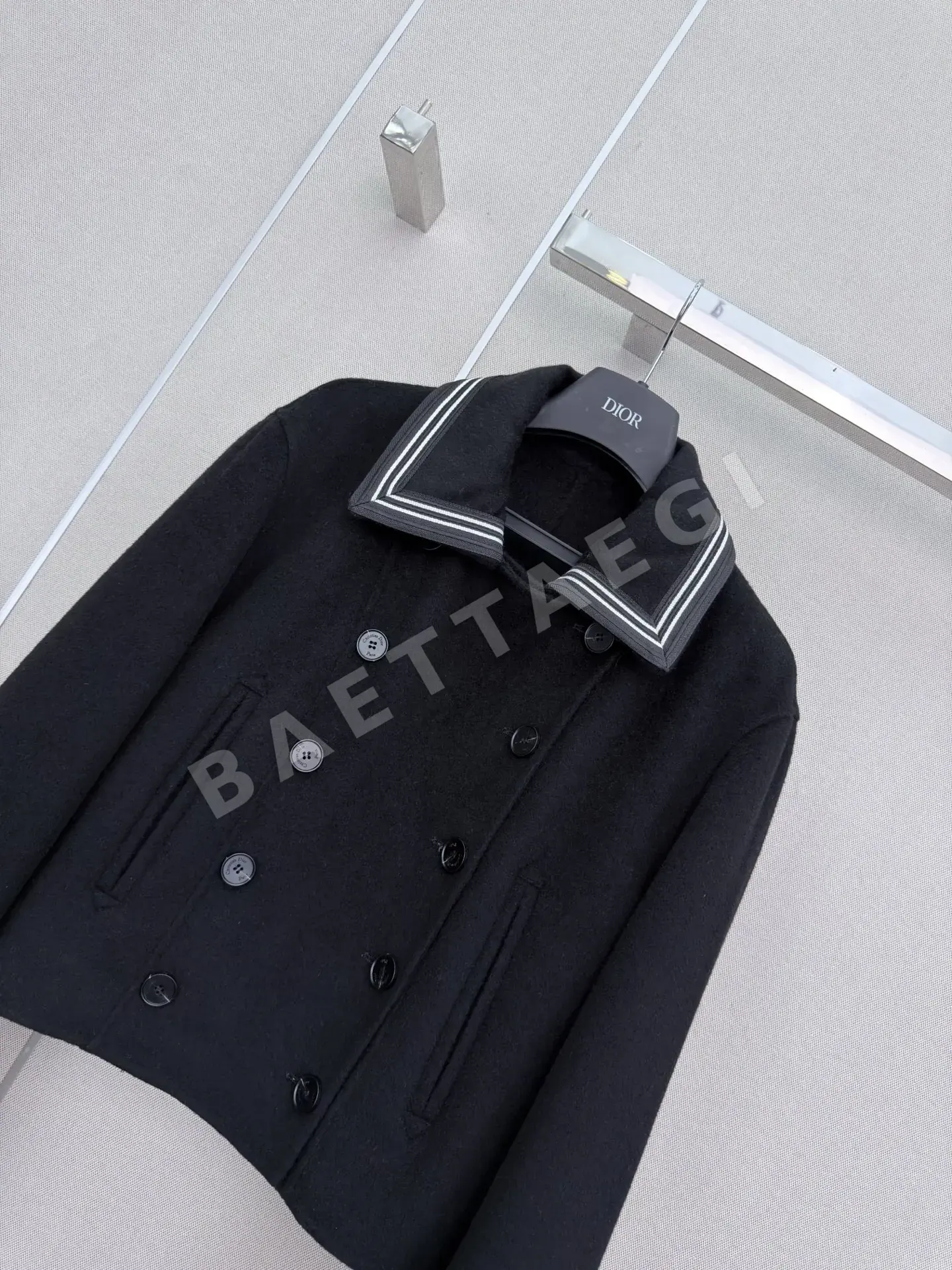 디올 더블 브레스티드 울 자켓 상세 이미지 4
