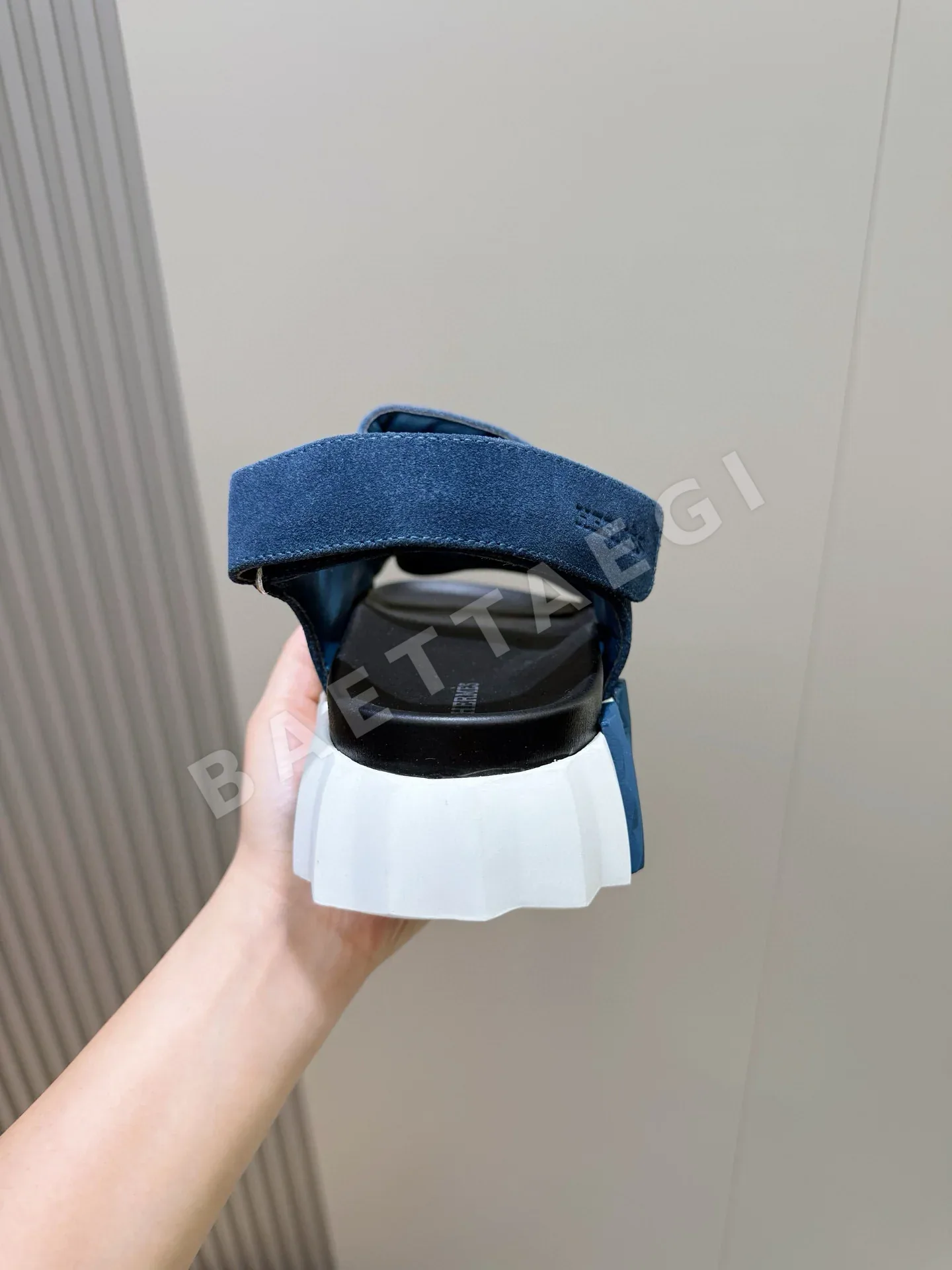 에르메스 주니어 샌들 남성 가죽 초경량 솔 상세 이미지 5