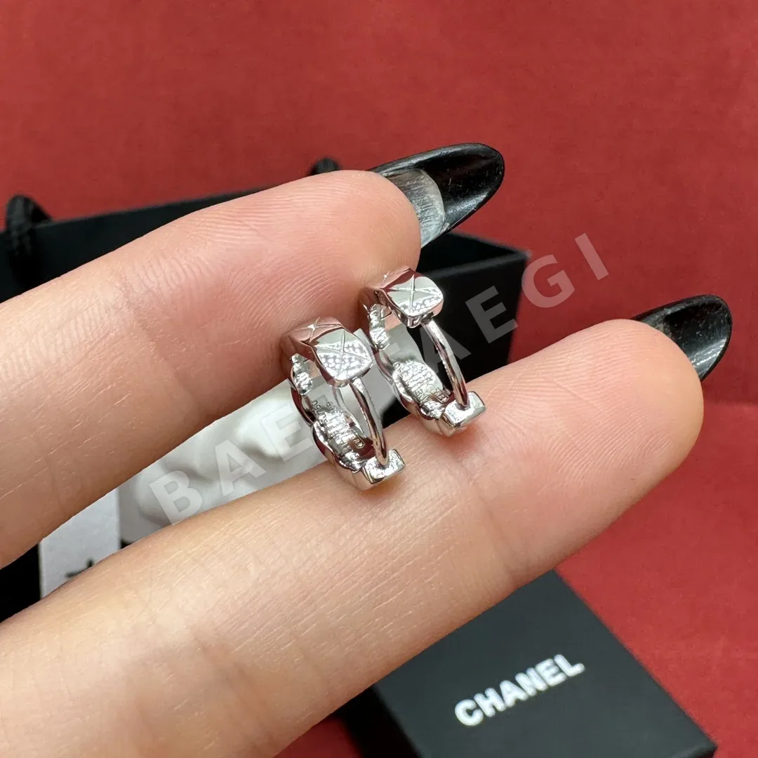 샤넬 화이트골드 코코 크러쉬 귀걸이 상세 이미지 2