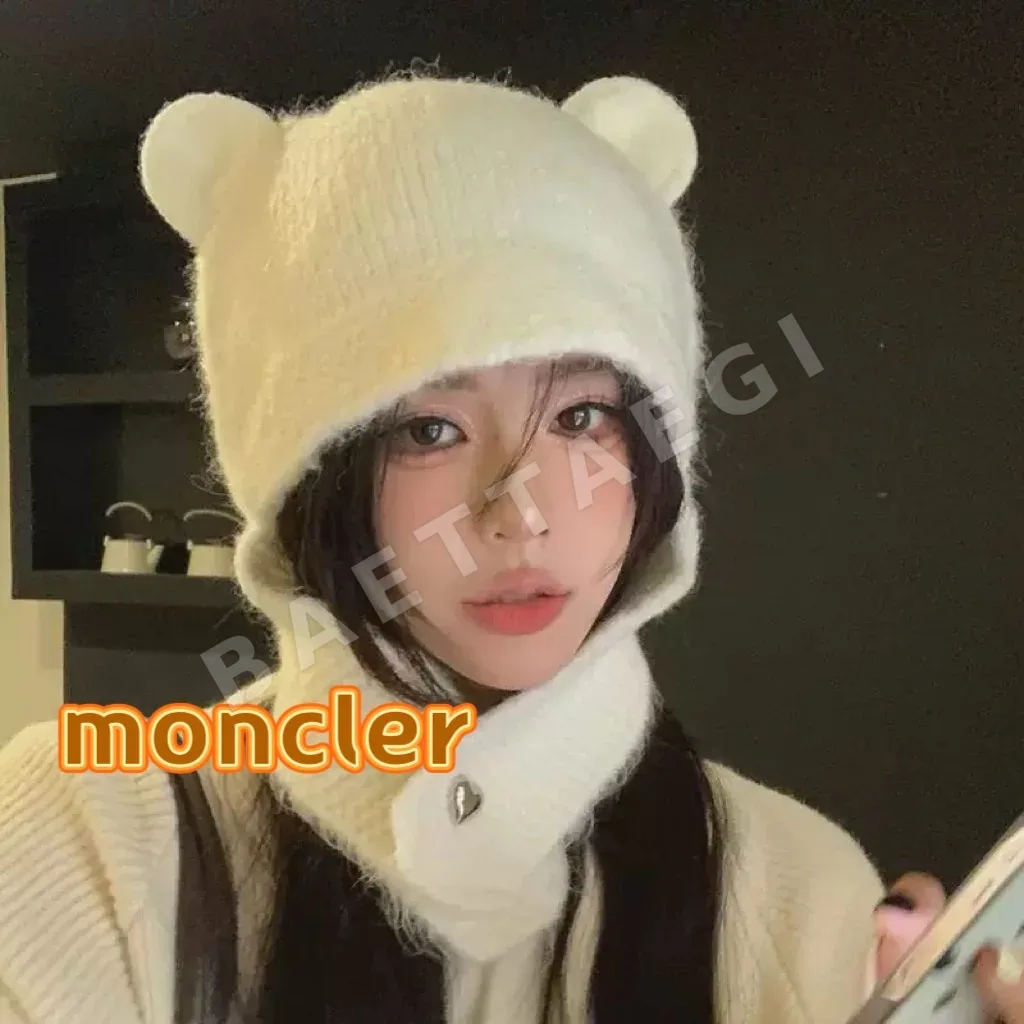 몽클레르 테디베어 니트 여성 모자 상세 이미지 2