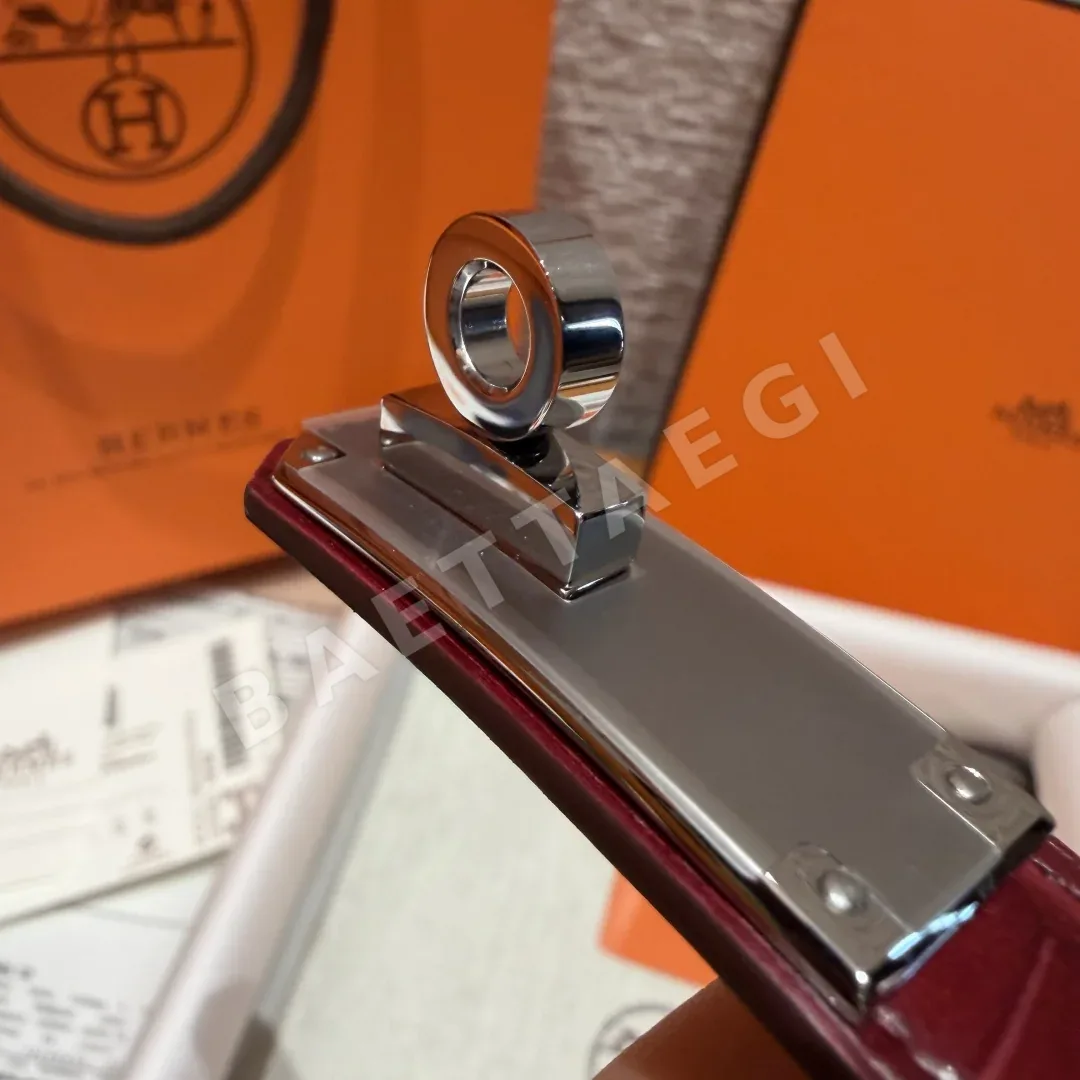 에르메스 켈리 H 버클 18mm 송아지가죽 벨트 상세 이미지 5