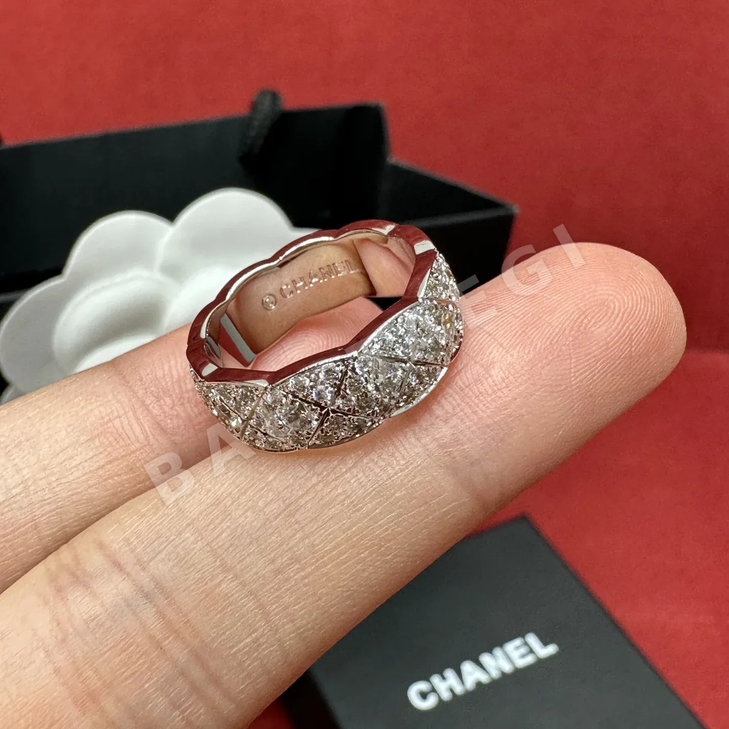 샤넬 코코 크러쉬 풀 다이아몬드 반지 상세 이미지 3