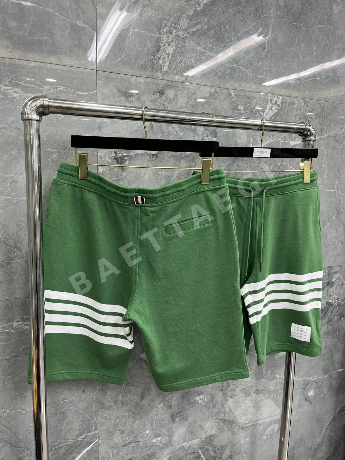 톰브라운 코튼 밴딩 반바지 상세 이미지 3