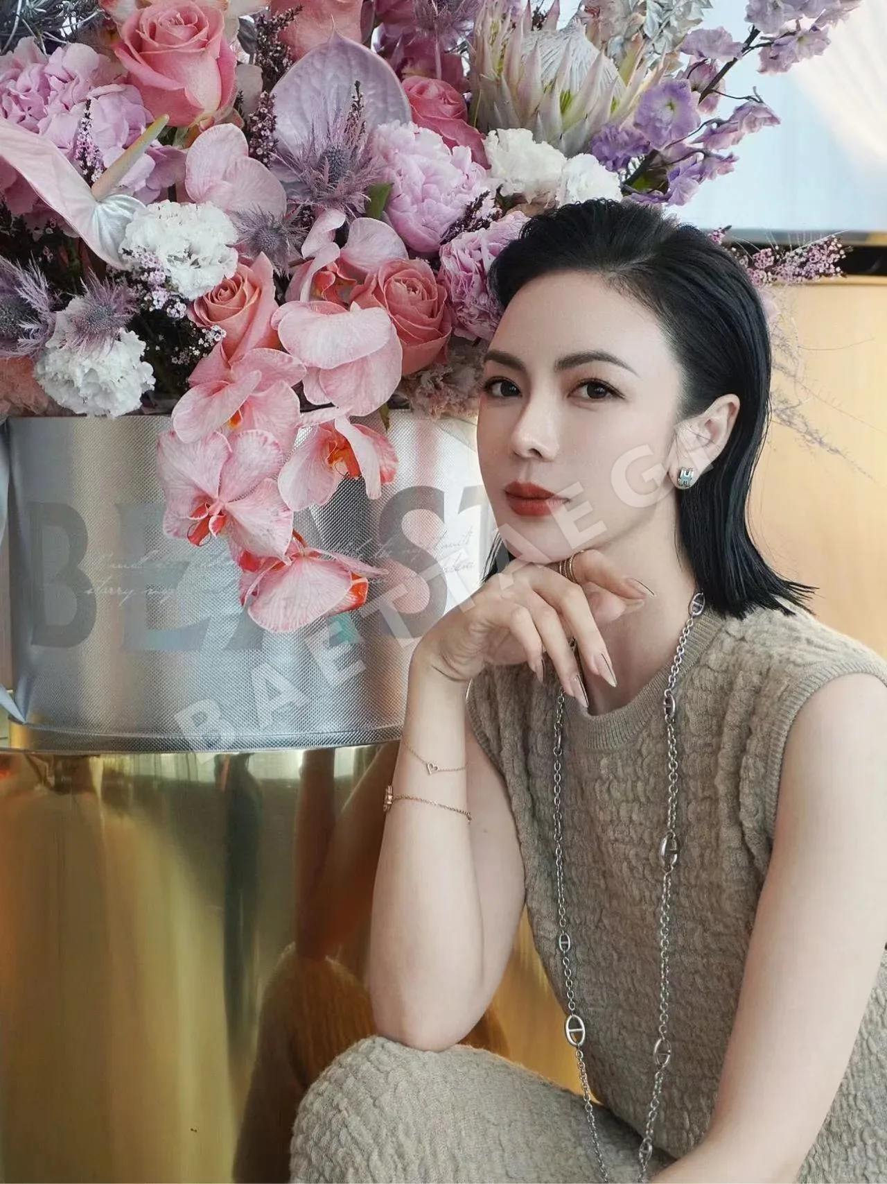 에르메스 팔랑둘 길이 목걸이 69851